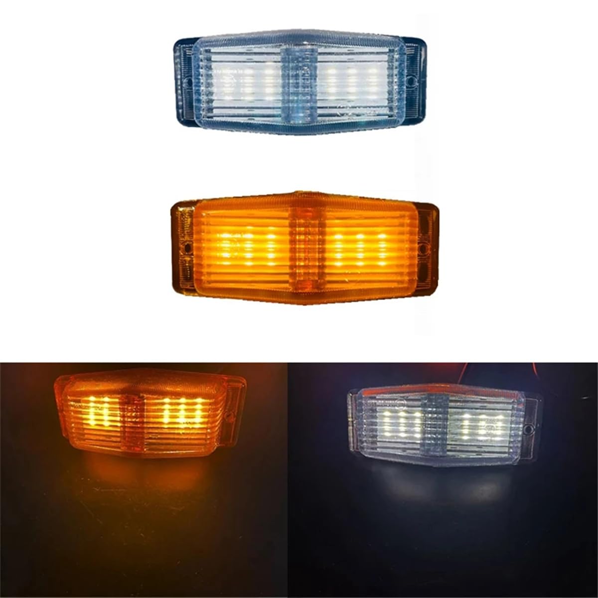Frontgrillleuchte Markierungsleuchte for Scania for Volvo Man Benz LKW LKW Front Doppelbrenner Kontrollleuchten A