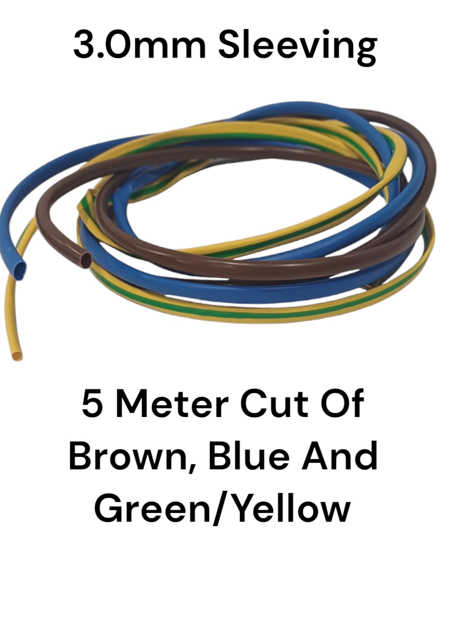 Mixed Coloured Electrical Sleeving (3.0mm, 5 Meter) - Image 2