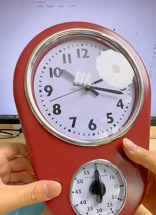 Amazon.com: Tissting Retro Kitchen Timer Wall Clock,Hanging Clock Amazon.com: Tissting Retro Kitchen Timer Wall Clock,Hanging Clock