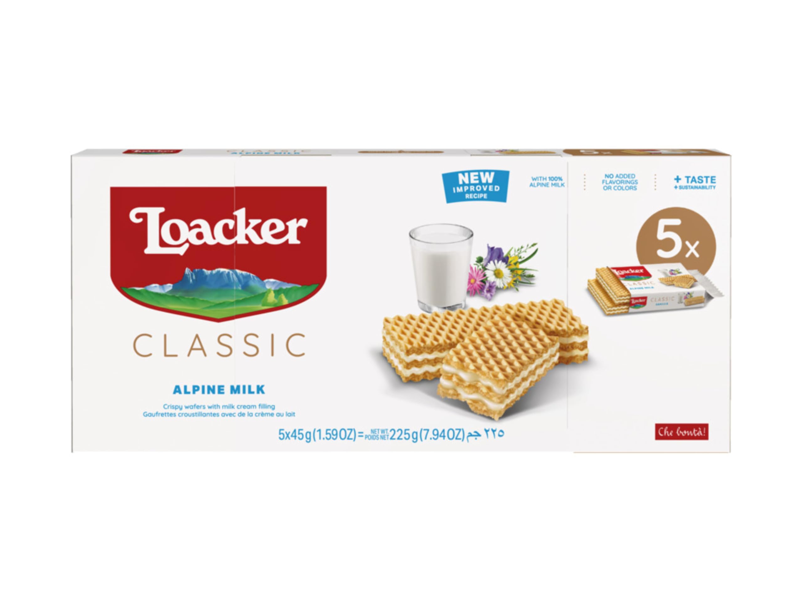 Milk Wafers Multipack 45g, Pack of 5