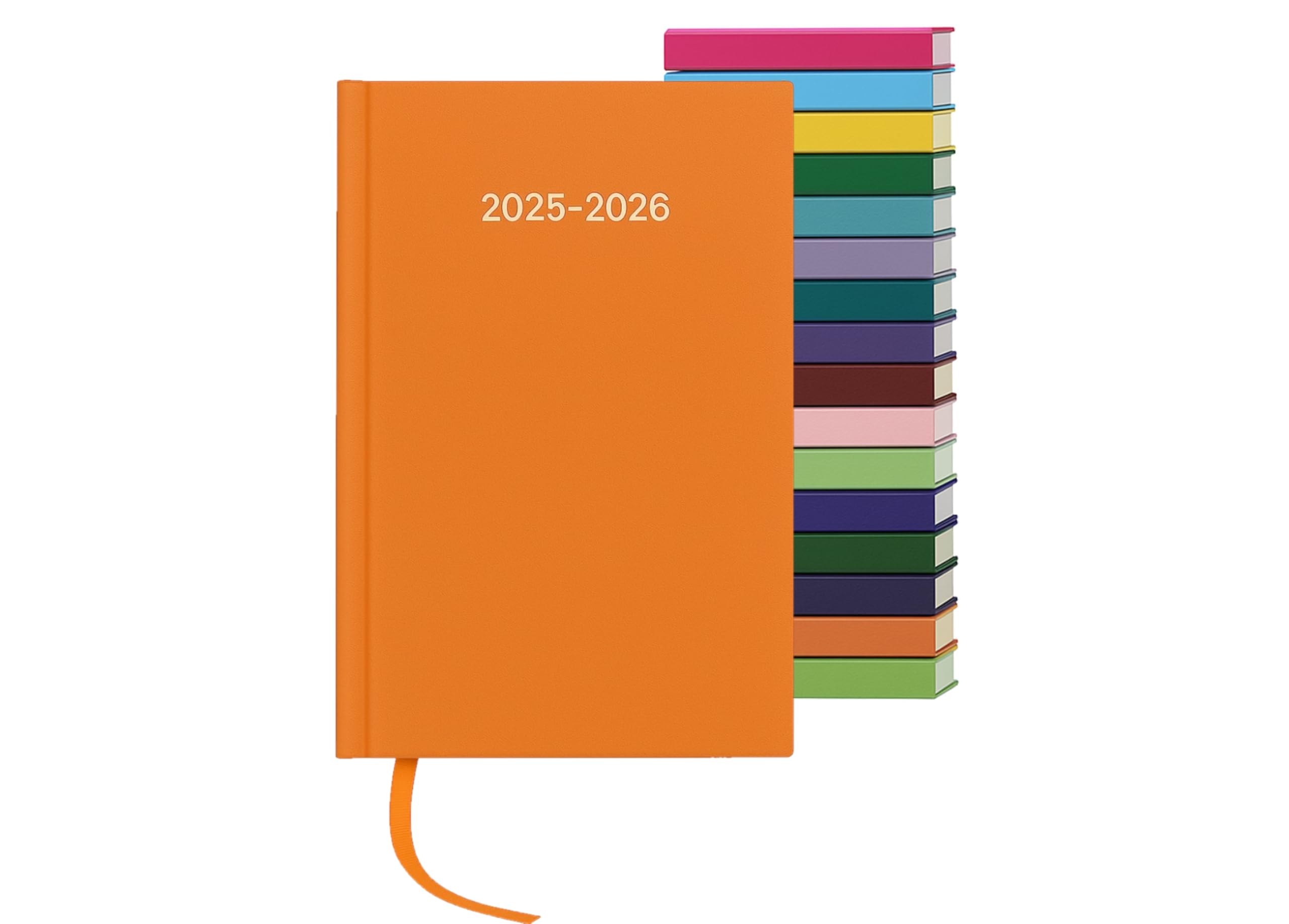 Academic Diary 2026-2027 A4 Week to View Planner, Orange Student Diary & Teacher Planner