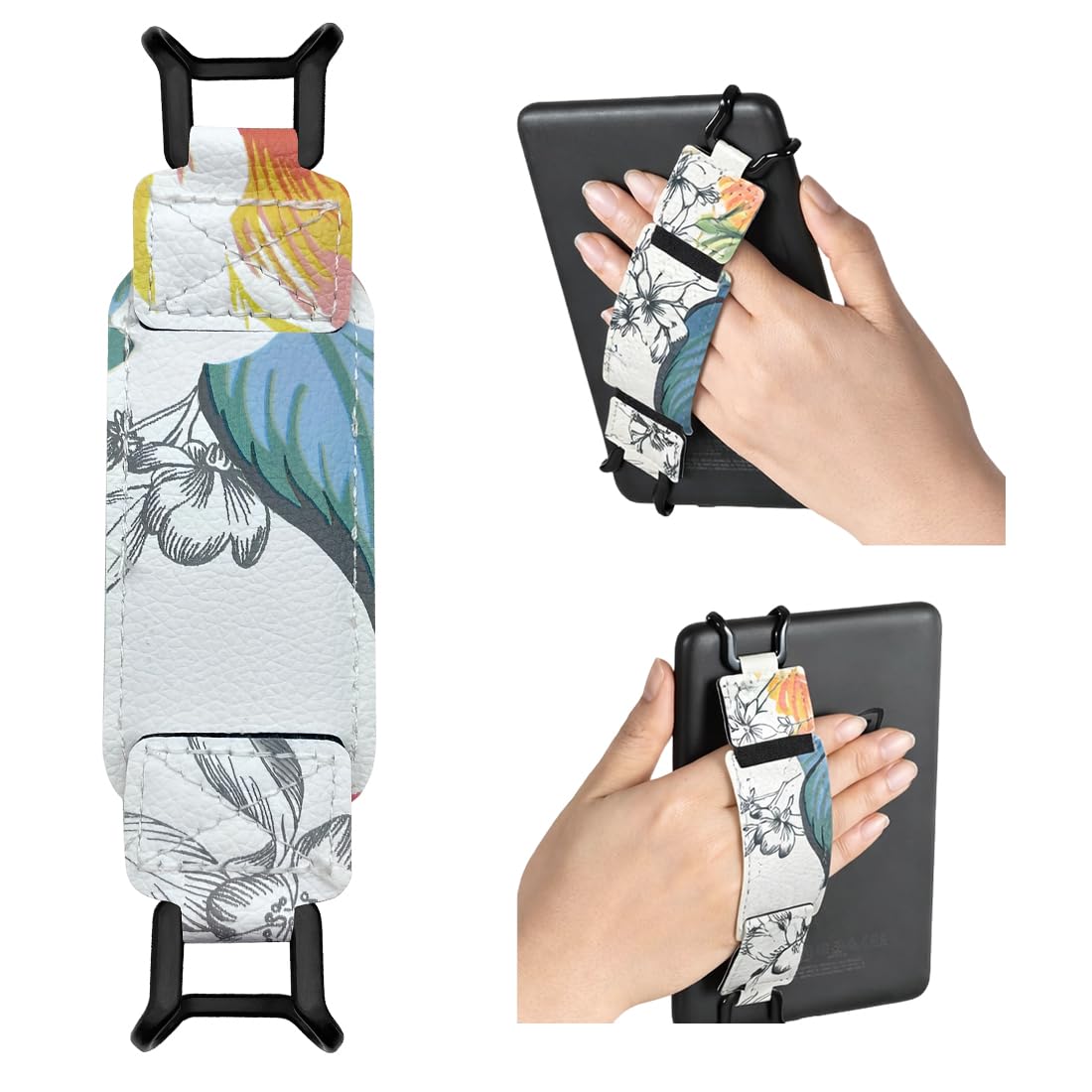 6-8 Pulgadas Soporte Kindle, Correa Elástica Para/E-Reader/Fire Tablet, 50 Pegatinas De Lectura Kindle Regaladas