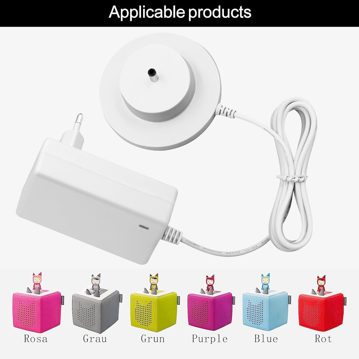 Chargeur De Rechange Pour Tonie Box Compatible Avec Lecteur Audio