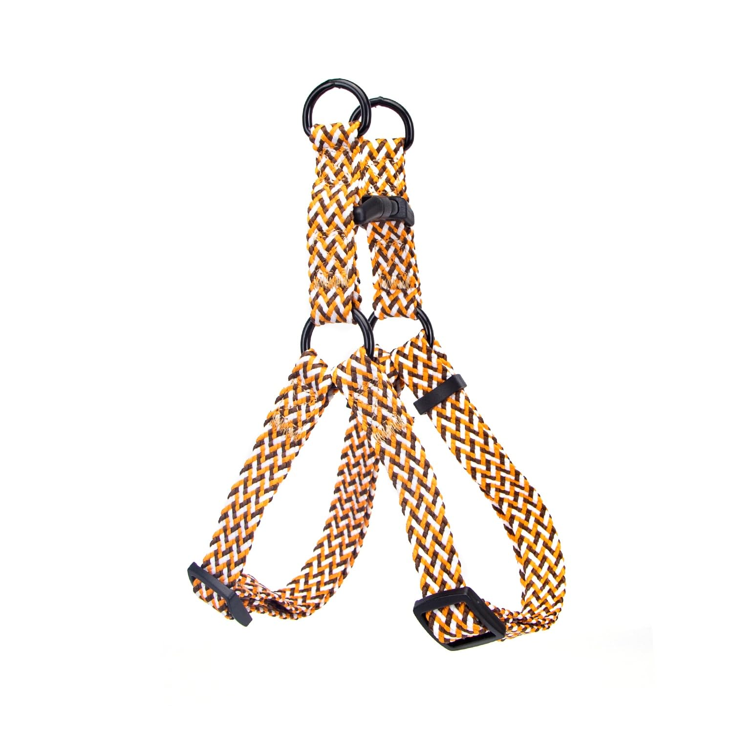 Triangular harness for dogs: ergonomic design, resistant and adjustable materials. Ideal for safe and comfortable walks.