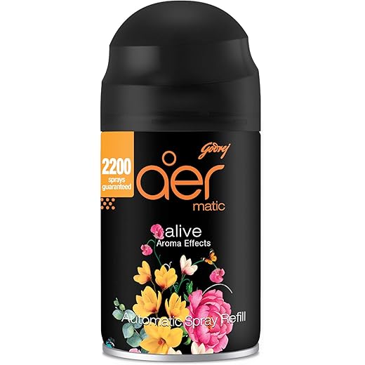 Godrej aer Matic Alive Freshener - 2200 Sprays 60 Days 225ml