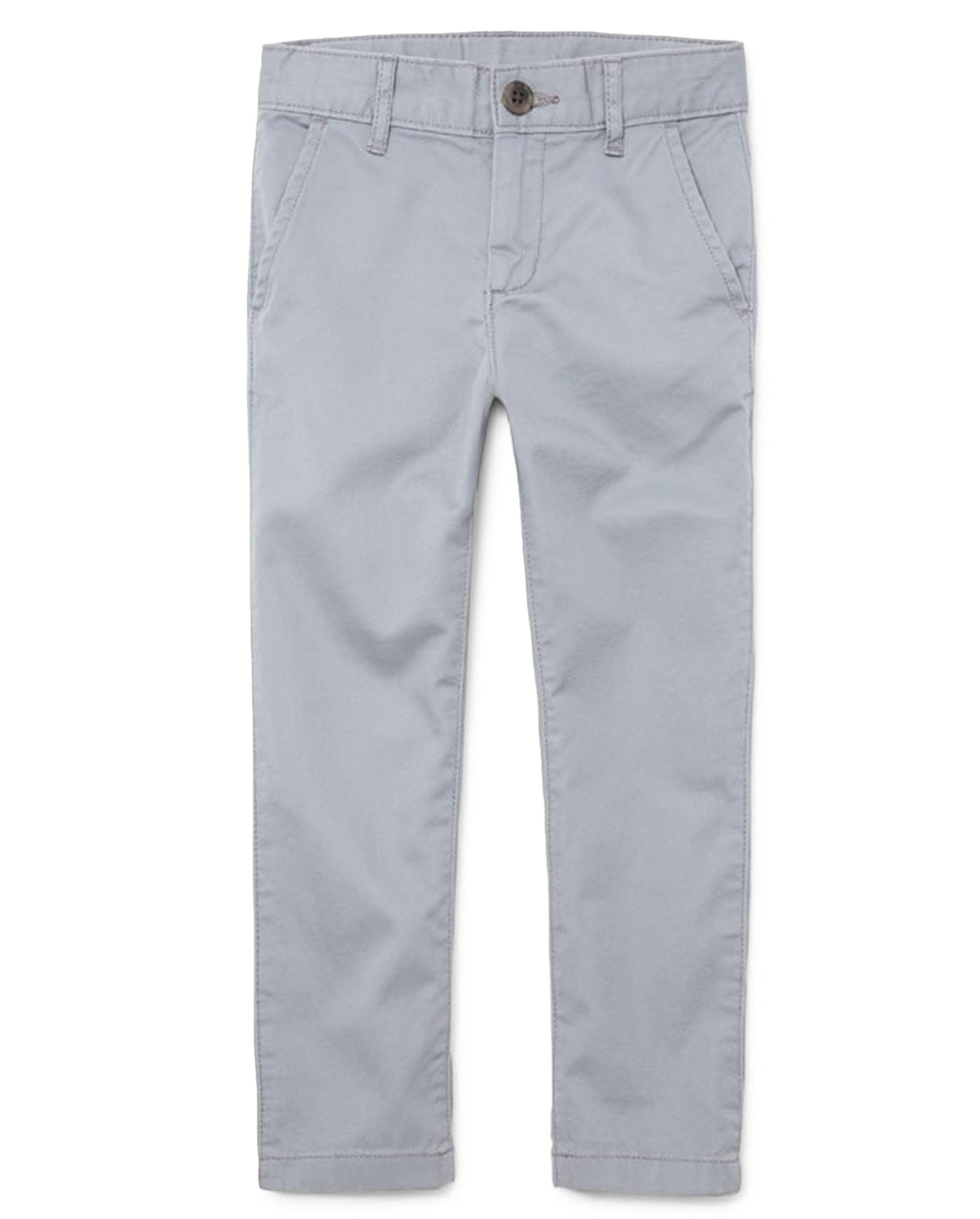 Pantalones skinny uniform chino que no se deforman ni pierden el color gris 5