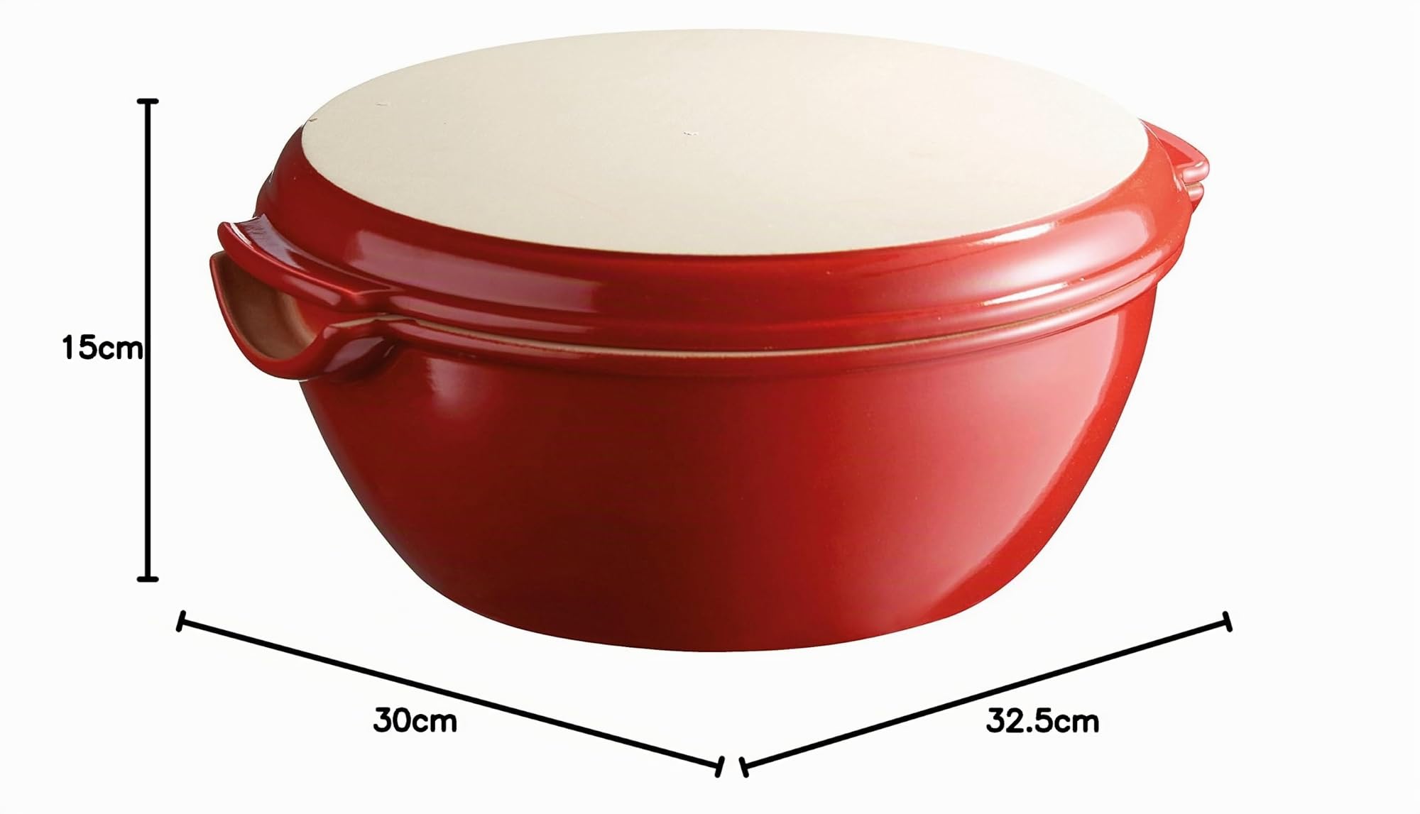 Emile Henry eh509507 Set pane Casa, Ceramica, 32, 5 x 30 x 15 cm, ceramica, Grand Cru, 32,5 x 30 x 15 cm