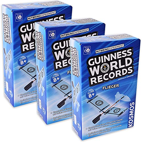 TE-Trend 3 Stück Kosmos Experimente Experimentierkasten Flieger Gleiter Physik Baukasten Mitbring Experimente für Kinder…