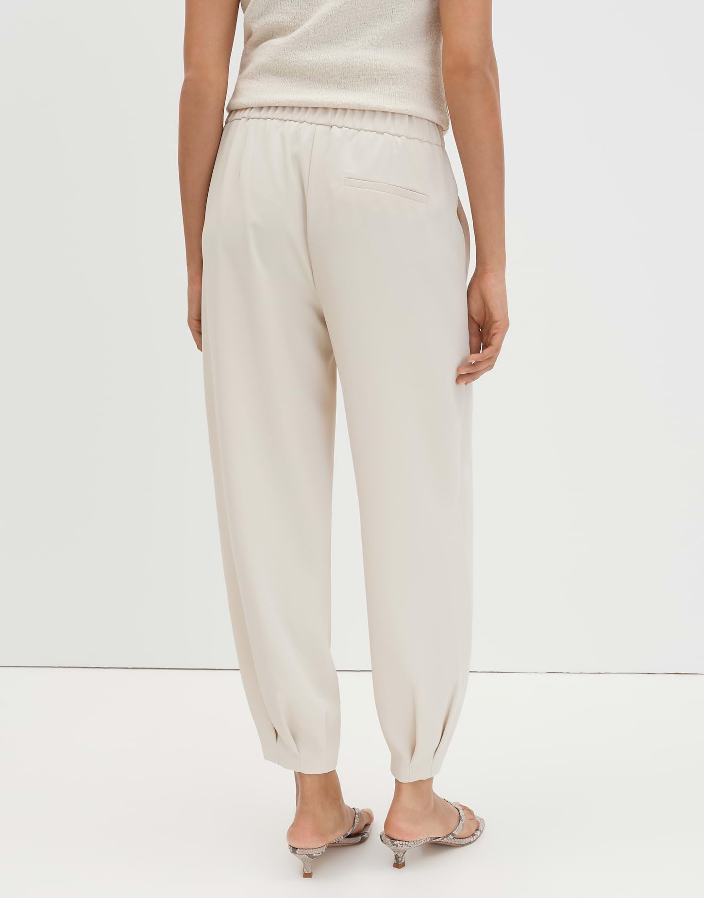 someday Damen City Pants | CISILIA Flowy Ballon Pants mit Faltendetail am Saum