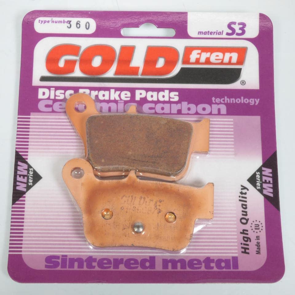 Plaquette de frein Gold Fren contre les sifflements pour Sym 400 Max i Inc ABS ARD