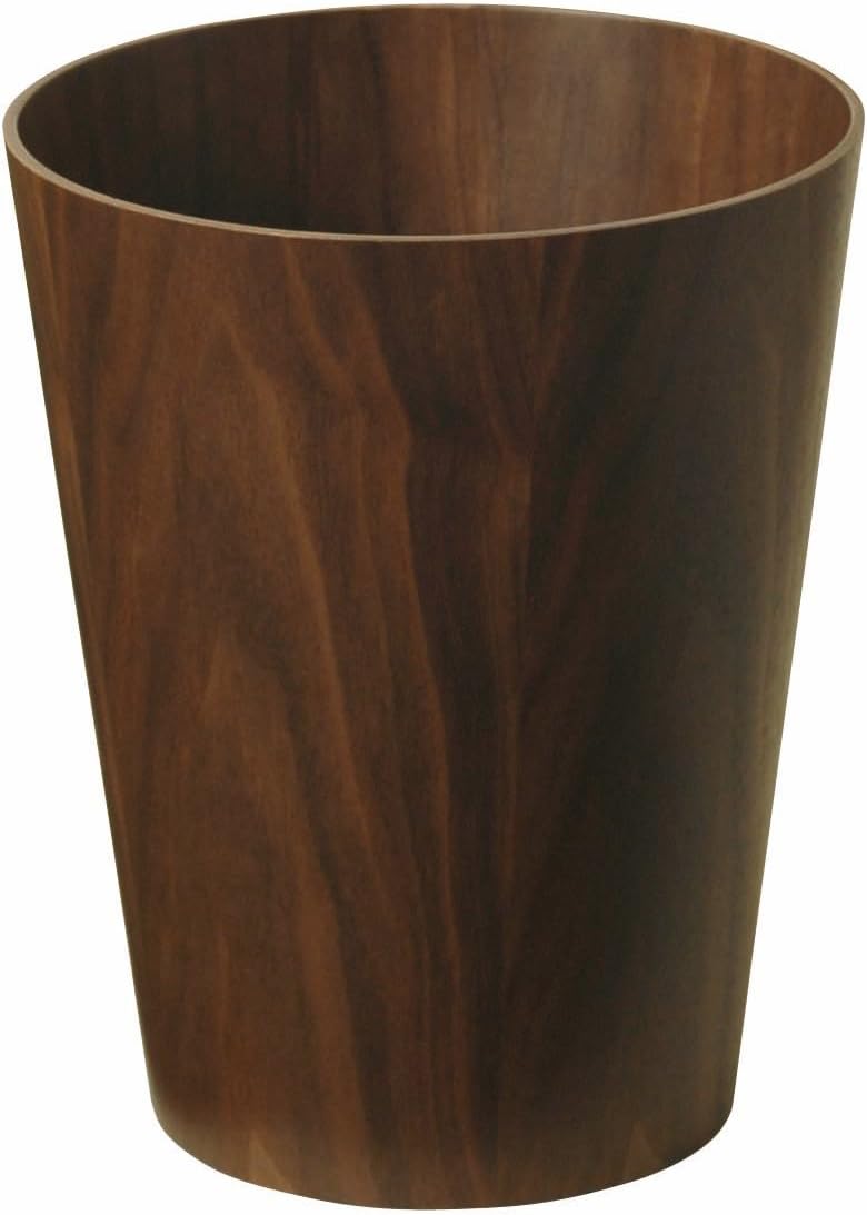 Amazon Co Jp Saito Wood ごみ箱 ダストボックス 上開き S 901wn 8l ウォールナット 文房具 オフィス用品