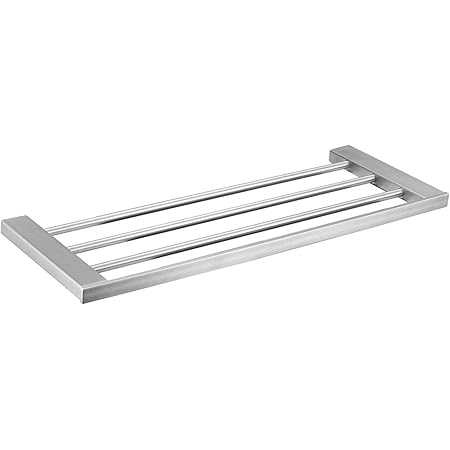Leekayer Toalleros de Barra Toallero de Pared de Acero Inoxidable para baño, Estante de Almacenamiento para el Cuarto de baño/Cocina, tamaño: 40 cm