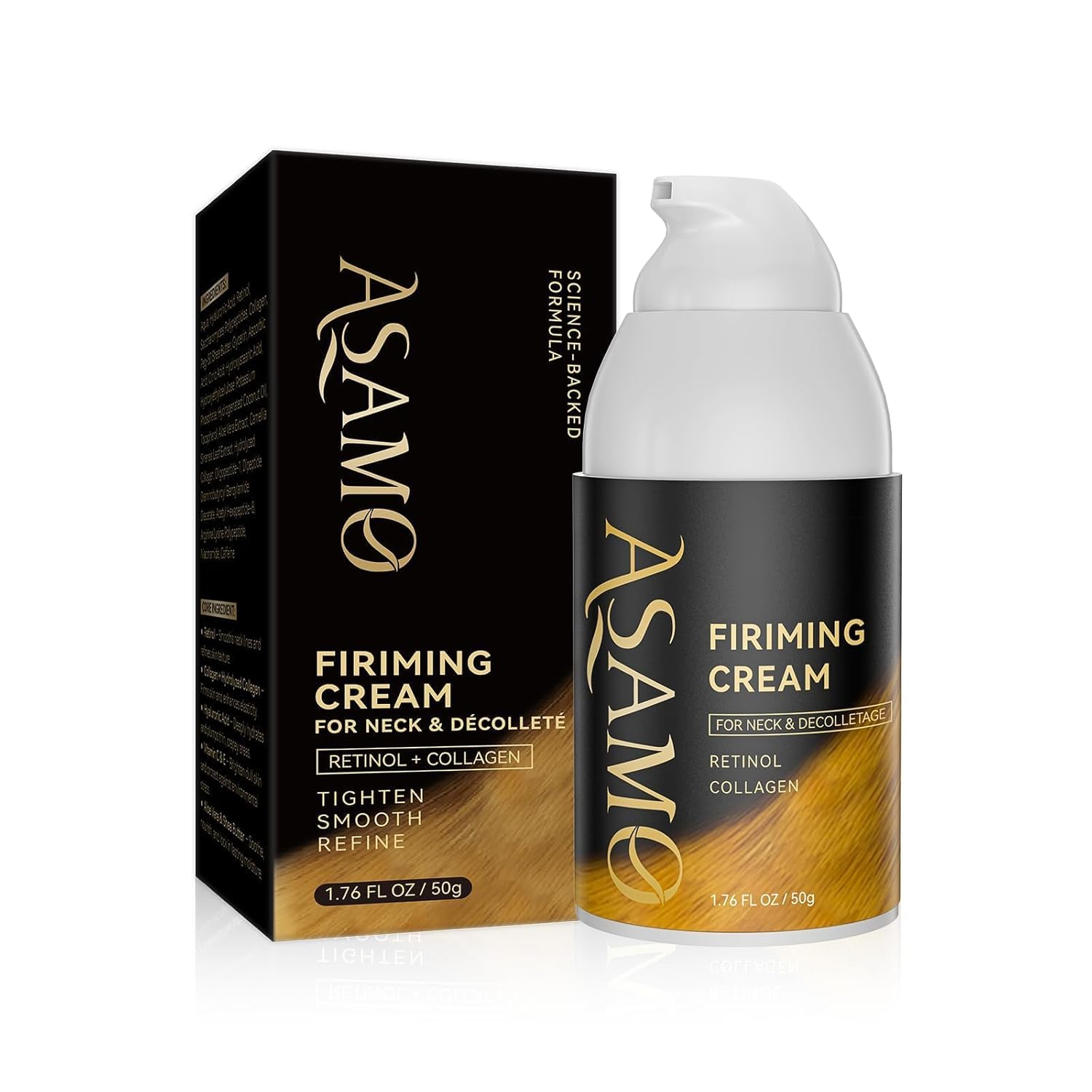 Firming Neck Cream for tightening and firming,Retinol,Collagen & Hyaluronic Acid Cream-Anti-Aging Face Moisturizer for Face,Wrinkle Smoother for Women & Men, 1.76 Fl Oz