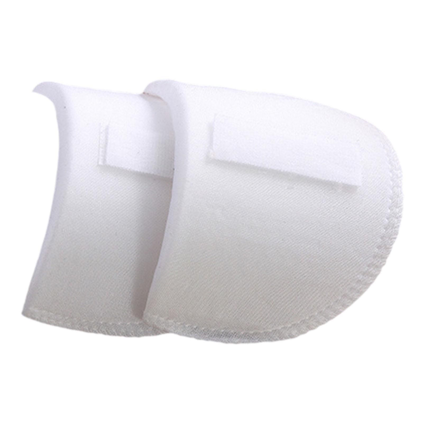 FABLOFT 1 Pair Women Shoulder Pads Portable Professional Blazer Sponge Shoulder Pads 1Cm White-image-46