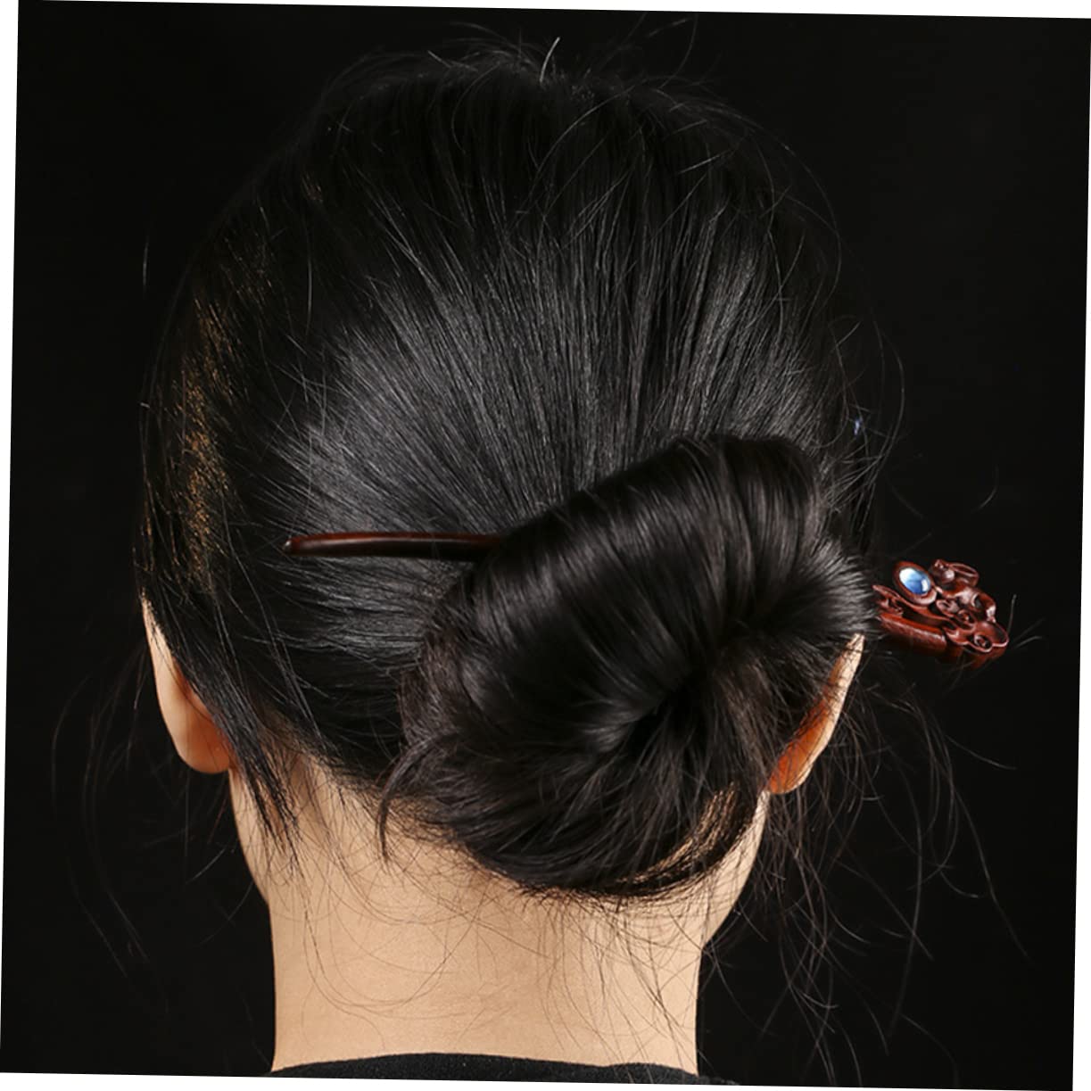 FRCOLOR 5 forcine cinesi per capelli chignon retrò per capelli chignon, forcine per capelli lunghi semplici