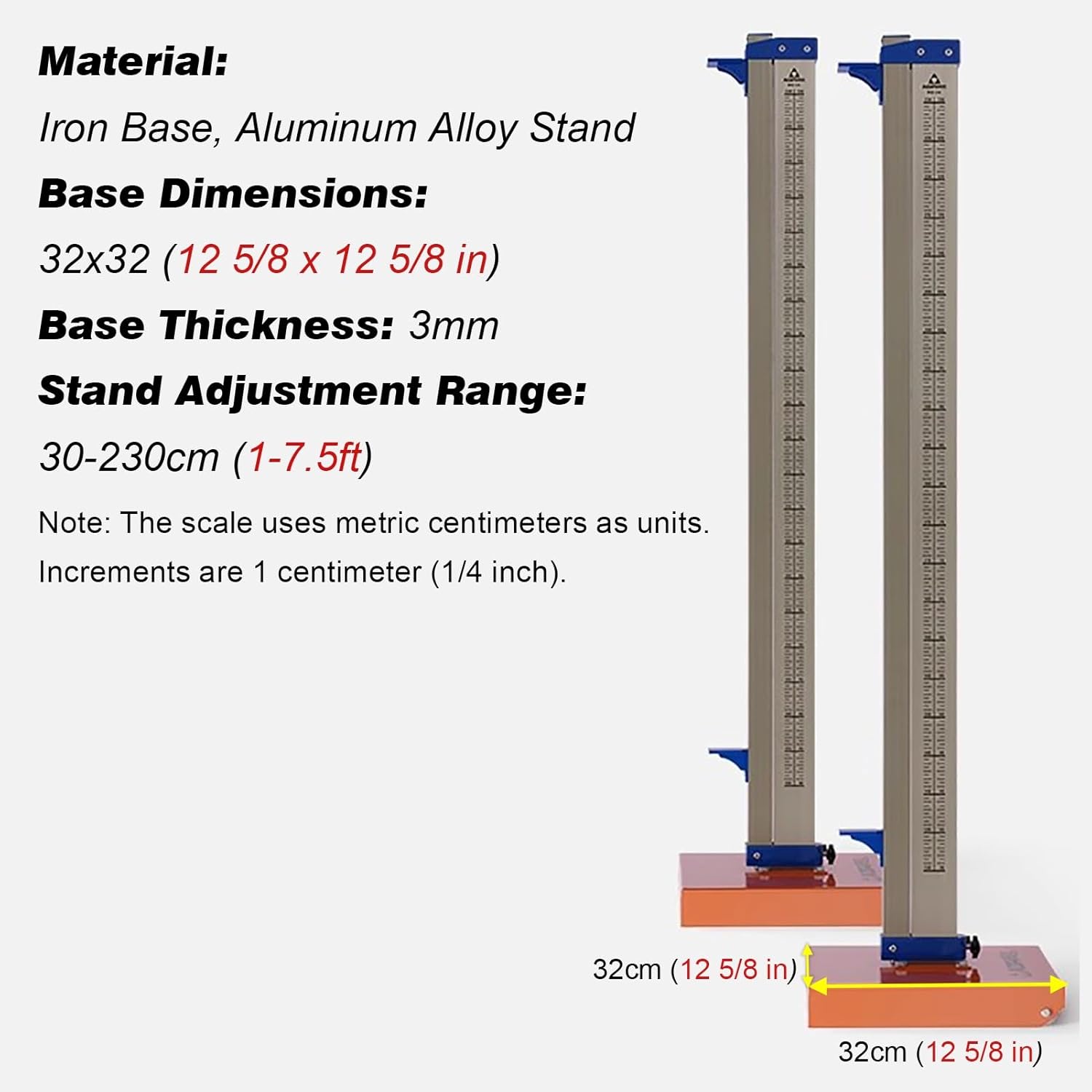 Competition Track and Field High Jump Standards, Movable High Jump Stands with Roll Away Base, Heavy-Duty High Jump Tester for High School