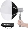 NEEWER Compatible HS60B HS60C Pro FS100B FS60C HB60B LED Video Light 12/30cm Quick Release 360° Omnidirectional Mini Light Diffuser Not for Bowens Mount for Studio Shooting, Video Recording, Streaming NS7L