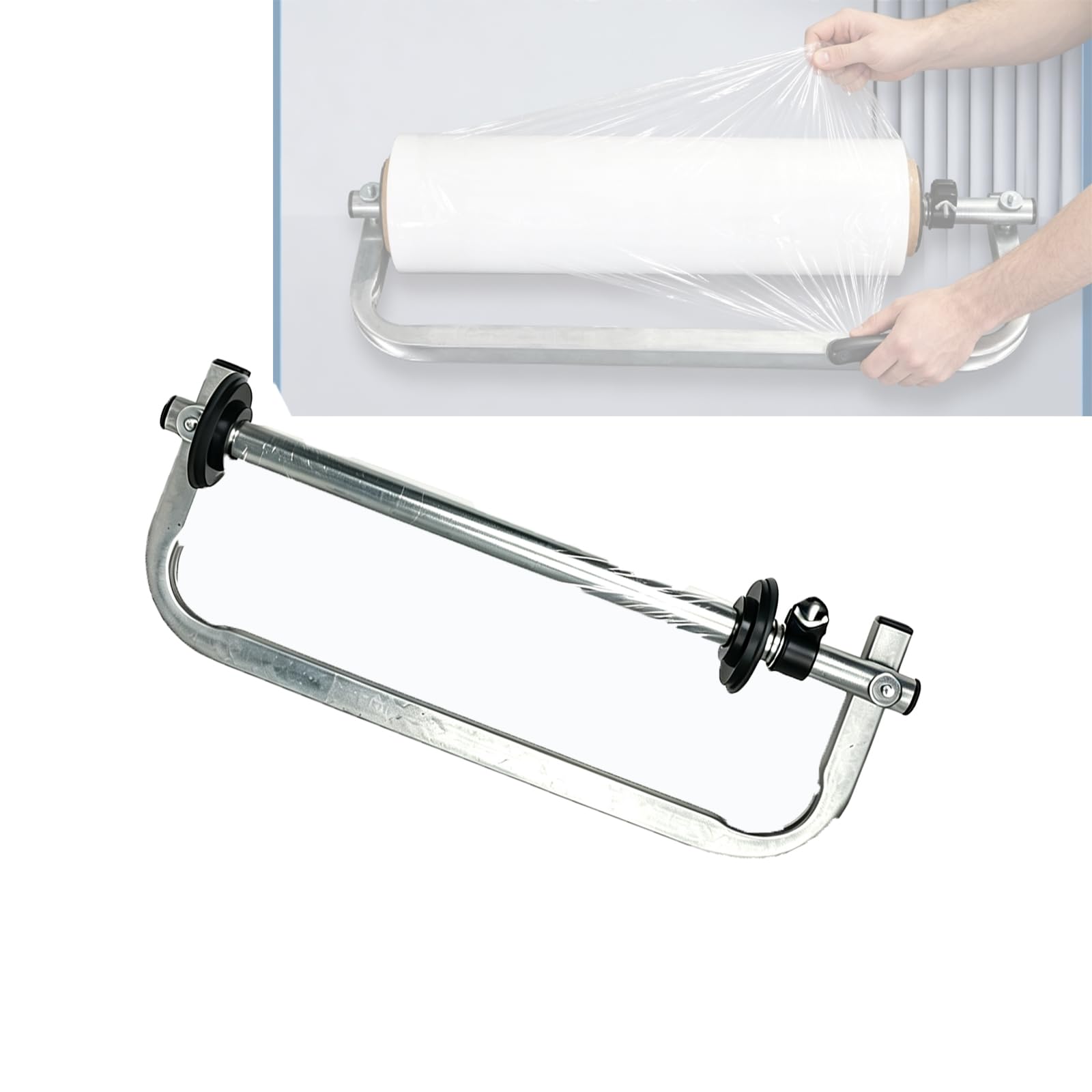 Dispensador De Rollos De Plástico De Burbujas, Dispensador De 50 Cm A 63 Cm De Ancho, para Supermercados, Fruterías, Hoteles, Mudanzas Y Embalaje Y Flejado De Hogares, Embalaje Eficiente.