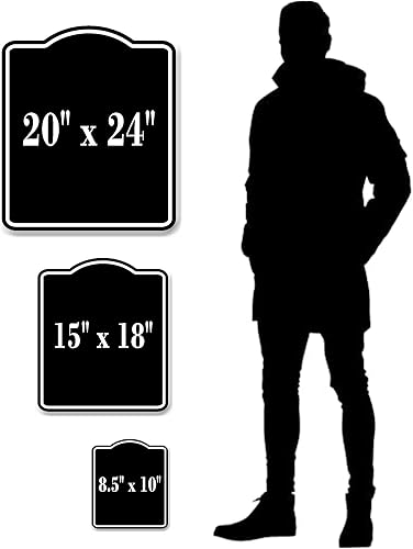 Miniatura 3 de Letrero compuesto de aluminio negro de No Swimming In The Pond, 8.5 x 10 pulgadas