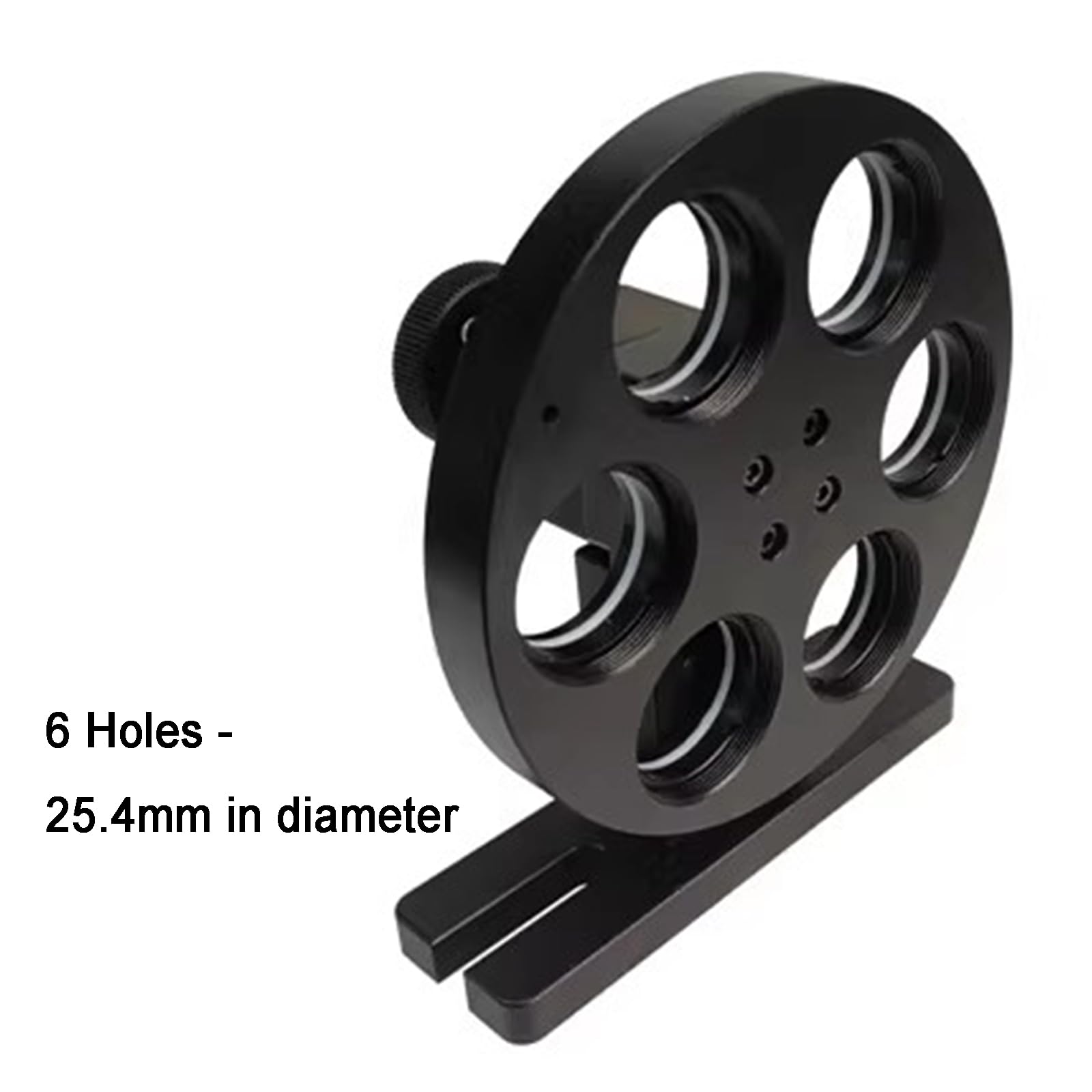 Rueda de filtro eléctrico para microscopio, 6 agujeros (25,4 mm), ideal para fotografía de espacio profundo con telescopio astronómico