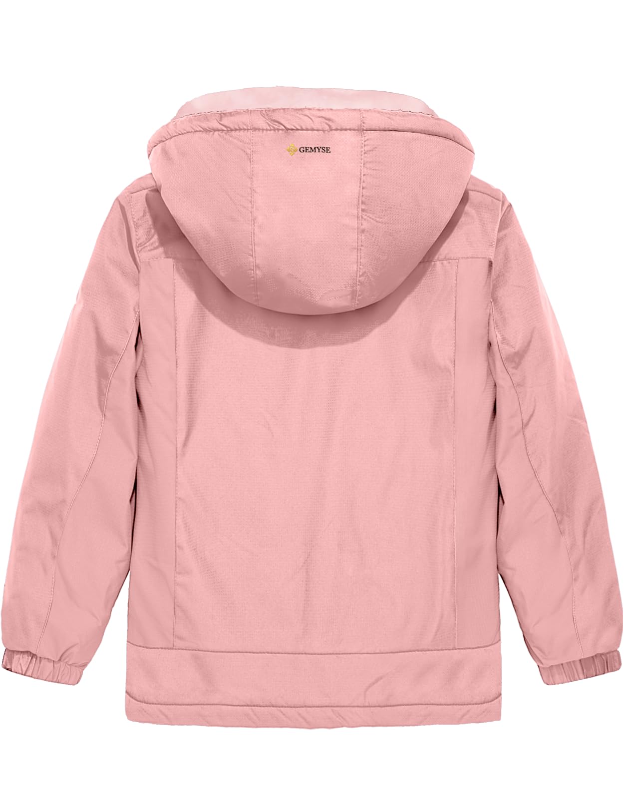 GEMYSE Bambine Giacca da Sci Impermeabile Pile Antivento Giacche Ragazze invernale Cappotto con Cappuccio