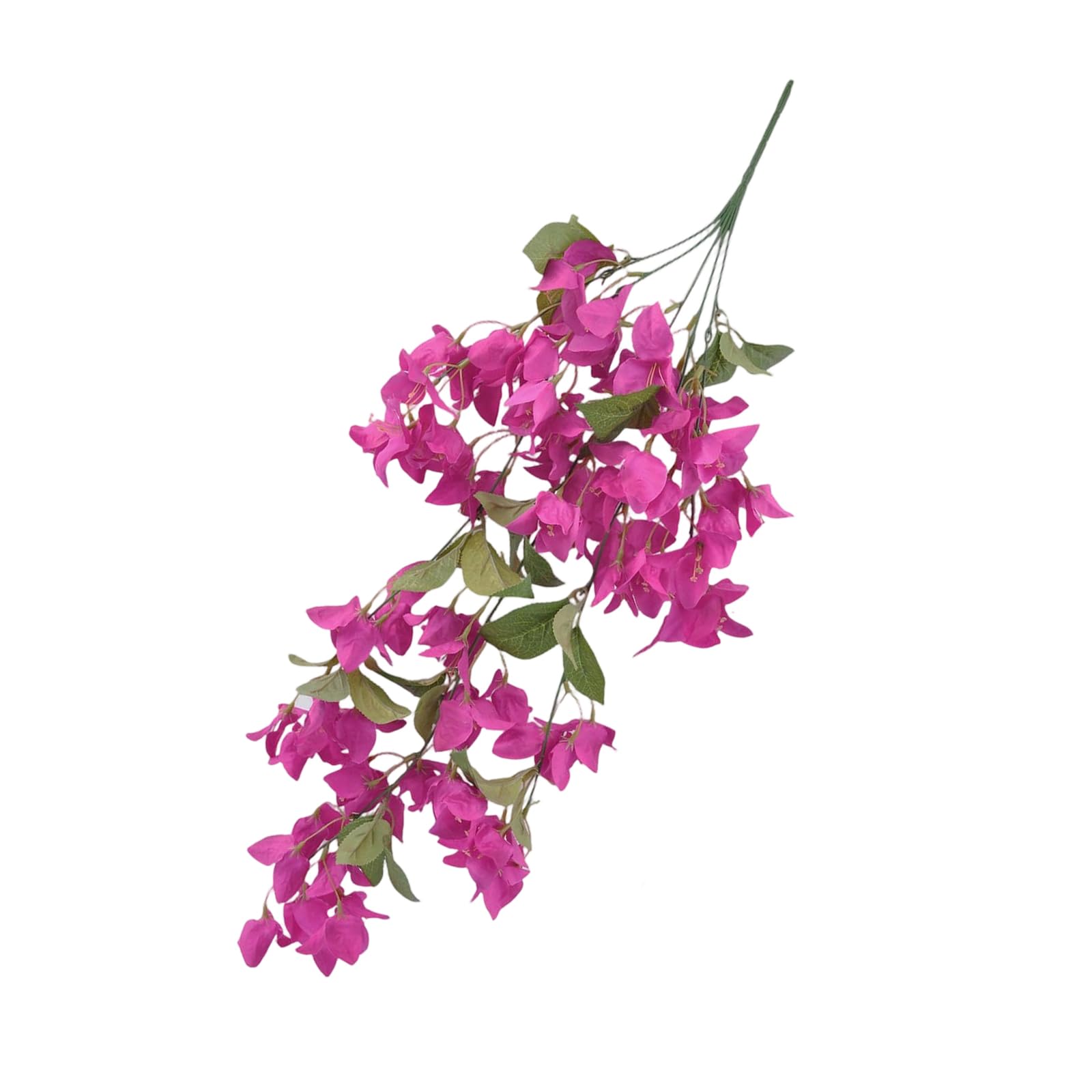 Wall Drape Artificial Bougainvillea Decor, 31.5 in Cascading Floral Branch for Indoor Wedding Party Display Area Artificial Bougainvillea Wall Drape Faux Flower Decor Cascading Floral Branch Silk Home