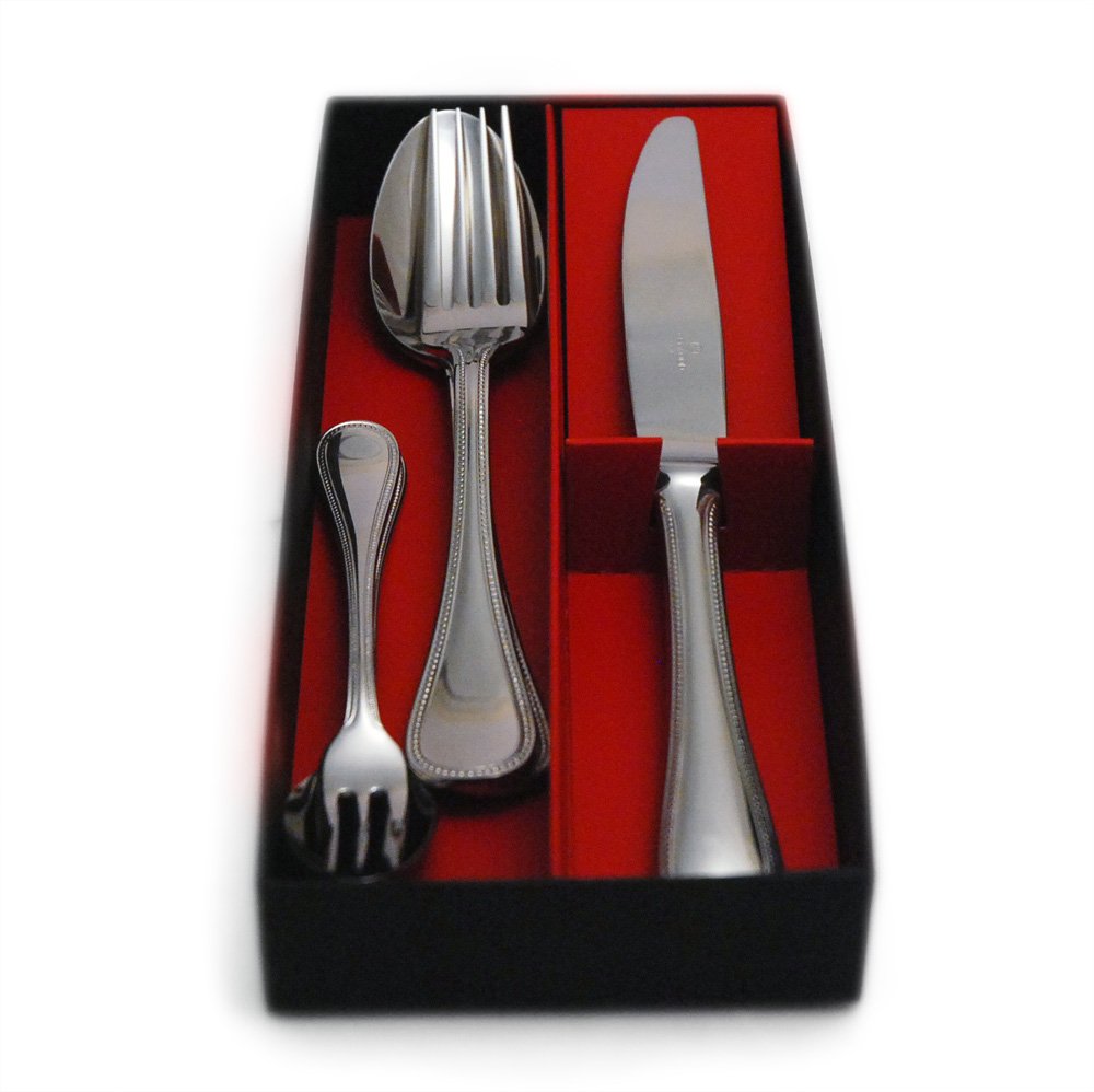 Amazon.co.jp: LUCKYWOOD Lucky Wood 18-10 French Accent Dinner 5pcs