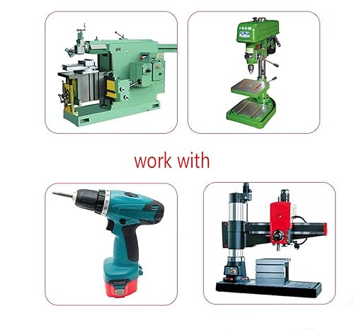 Miniatura 4 de Chiloskit Broca de paso grande, acero de alta velocidad Unibit Step Broca Juego de brocas para agujero de metal, agujero de madera más cortador,