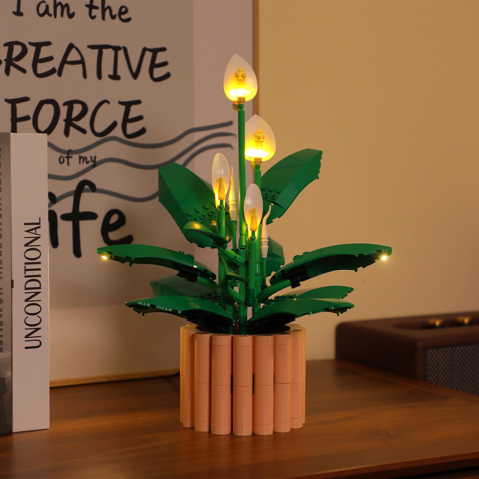 LIGHTAILING Led Light for Lego-11504 Peace Lily - Easy Install, Hidden Wiring, Home Decor & Gift-Ready (Model Not Included)
