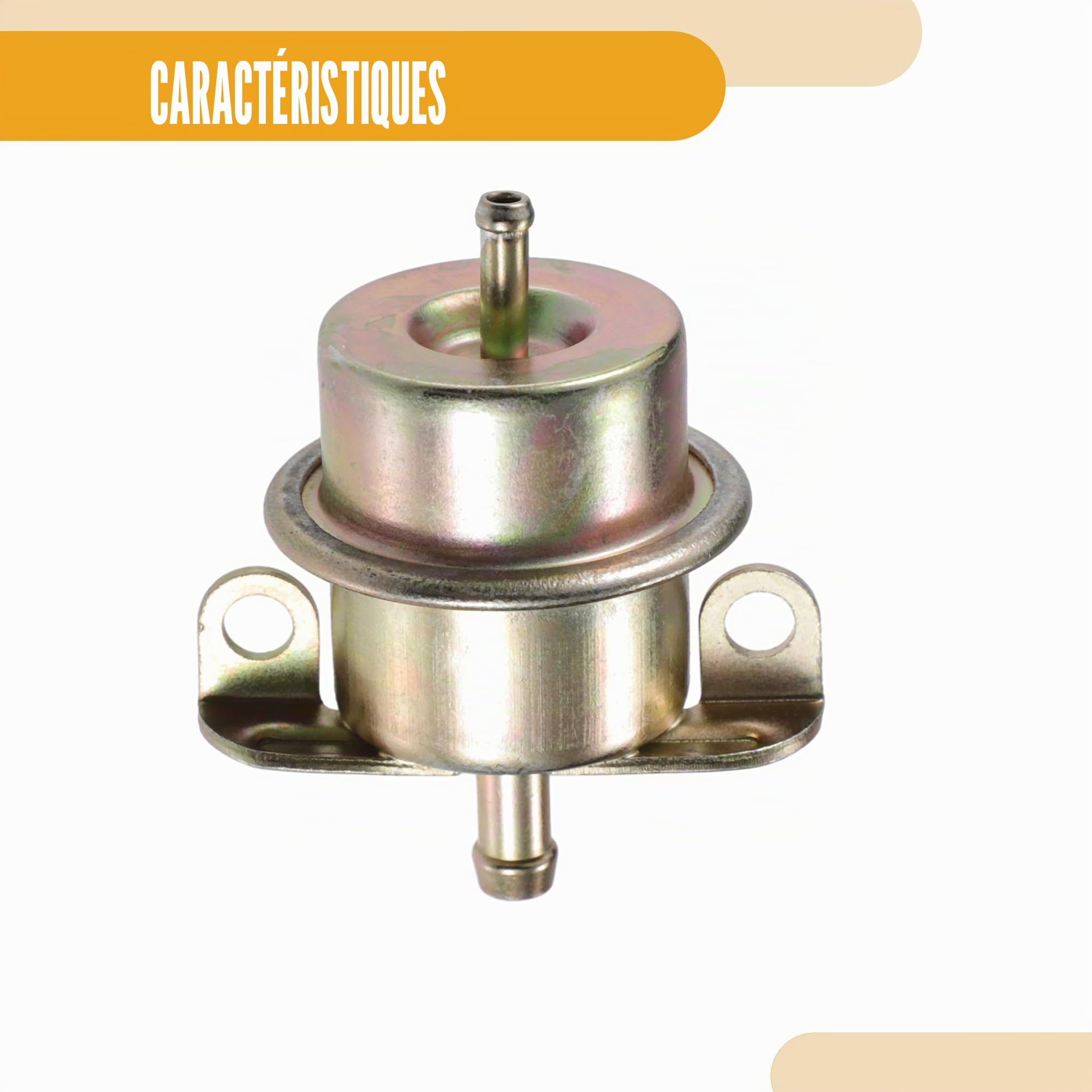 Régulateur Pression Injection Carburant Pour Bmw 325i 87-93 1pc | Couleur Bronze Métallisé, Matériau Métal, OE 13531722040, Pour BMW 318i 85, 325is 87-91, 535i 85-93, 1 Pièce
