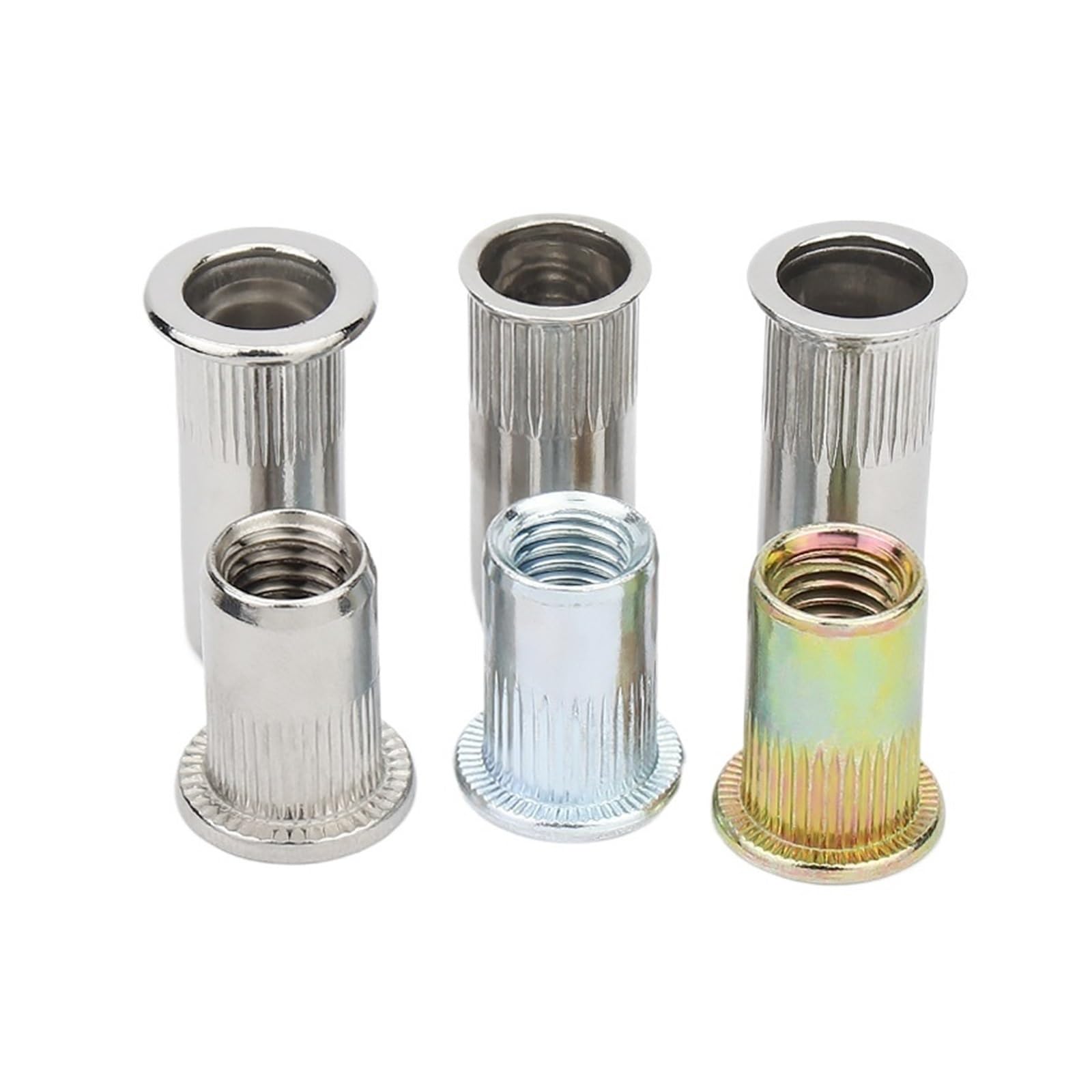 Kit Assortimento Di Dadi Per Rivetti Filettati A Testa Piatta In Acciaio Inossidabile Da 170 Pezzi M3 M4 M5 M6 M8 M10 Tipi Di Dadi 88820272 - Foto 7