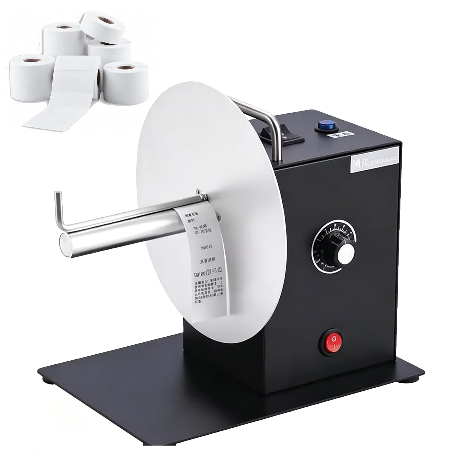 VILA SMO Automatic Label Rewinder, Label Winding Machine, With Bidirectional Function And Adjustable Speed, 0-390rpm, Rewind Width 10-120mm, Max Rewind Diameter 200mm, For Clothing And Logistics