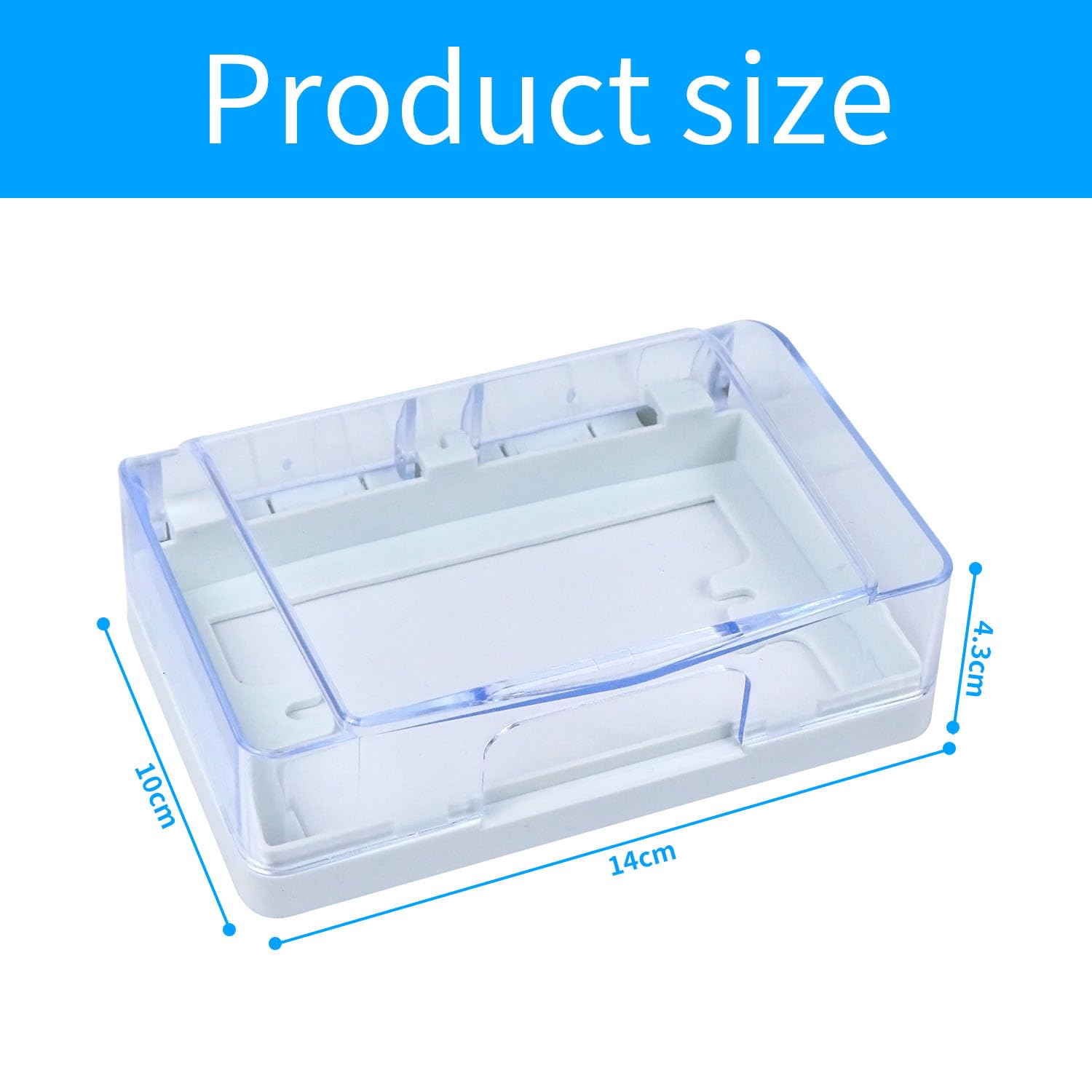 Caja Impermeable Enchufes Tapa Baño - Pared Resistente Agua Enchufe Jardín Modelo 118-Intemperie Con Solapa Protectora Para Interiores Conmutados Cubiertas Luz Panel Puerta Accesorio Cocina
