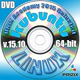  Kubuntu 15.10 Linux DVD de 64 bits de instalación completo incluye exámenes gratuitos UNIX Academia de Evaluación