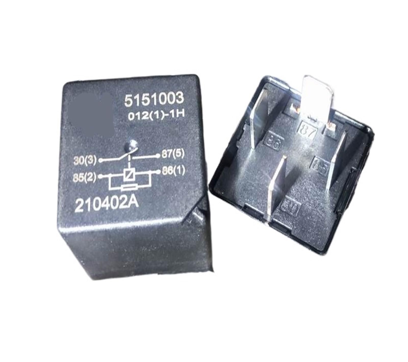 Relé de 4 pines 5151003 012(1)-1H con base para proyectos camper y modificaciones 12V 2
