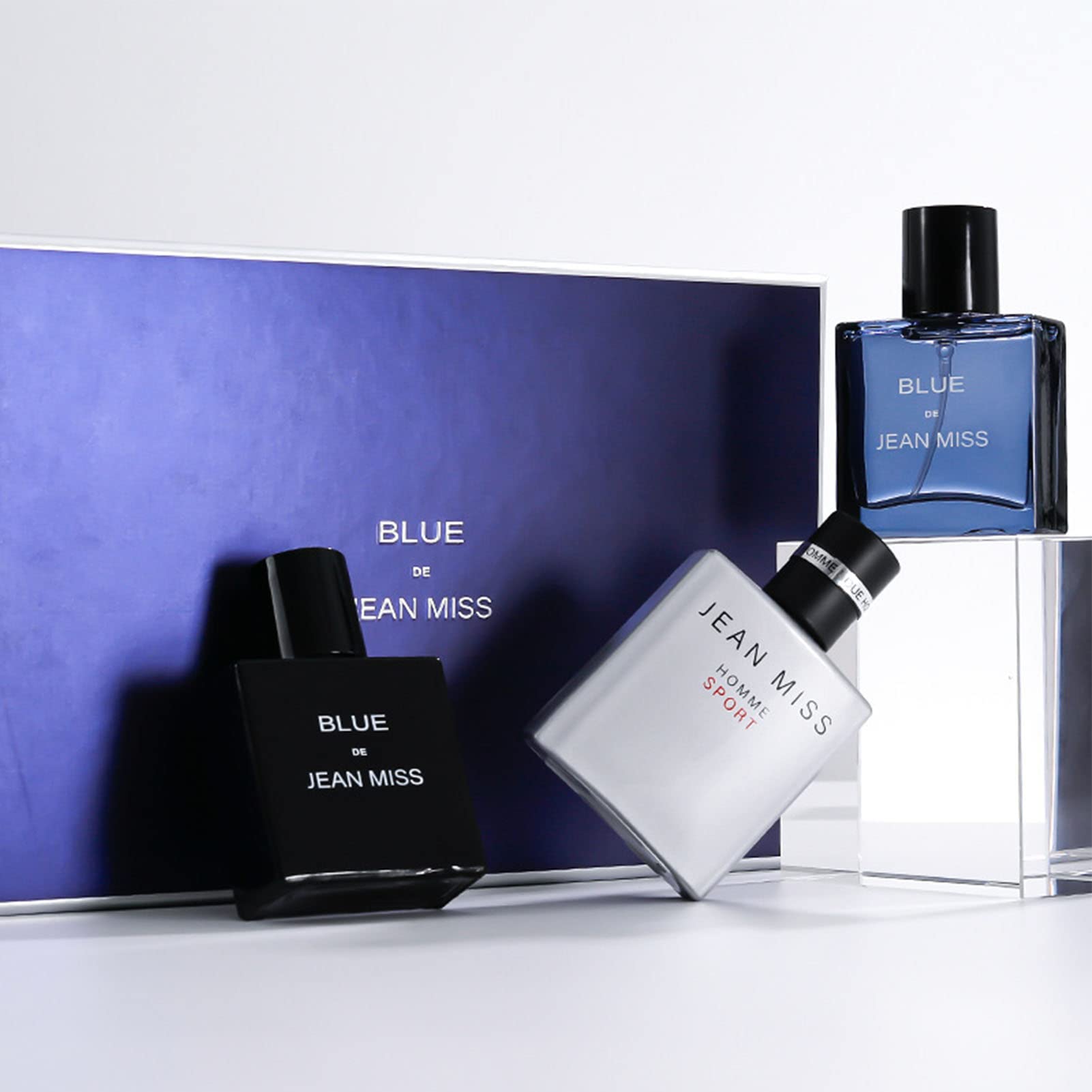 3-teiliges Herrenparfüm-Set, Erfrischendes, Langanhaltendes, Leichtes Duft-Parfüm-Geschenkset Für Herren – Frischer Und Lässiger Duft, 30 Ml X 3