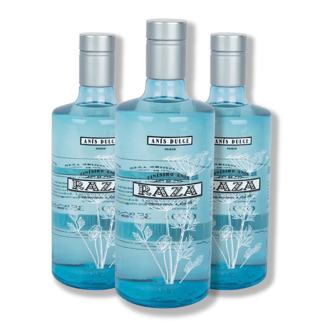 Anis Dulce Premium 35º, (Pack de 3 Botellas de 0,70L)