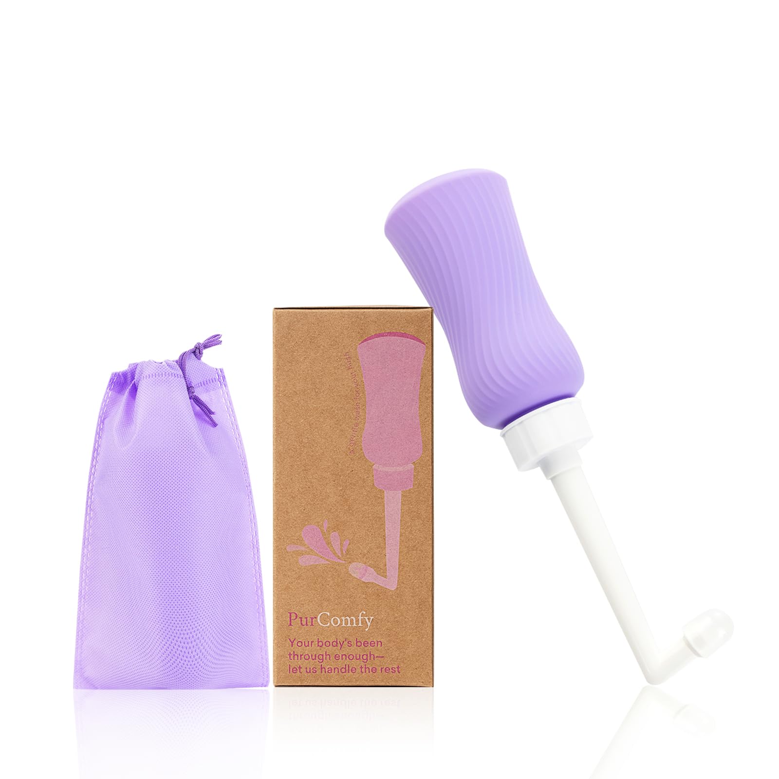 PurComfy Upside Down Peri Bottle for Postpartum Care Essentials Portable Bidet Travel for Postpartum Perineal Cleansing and Recovery