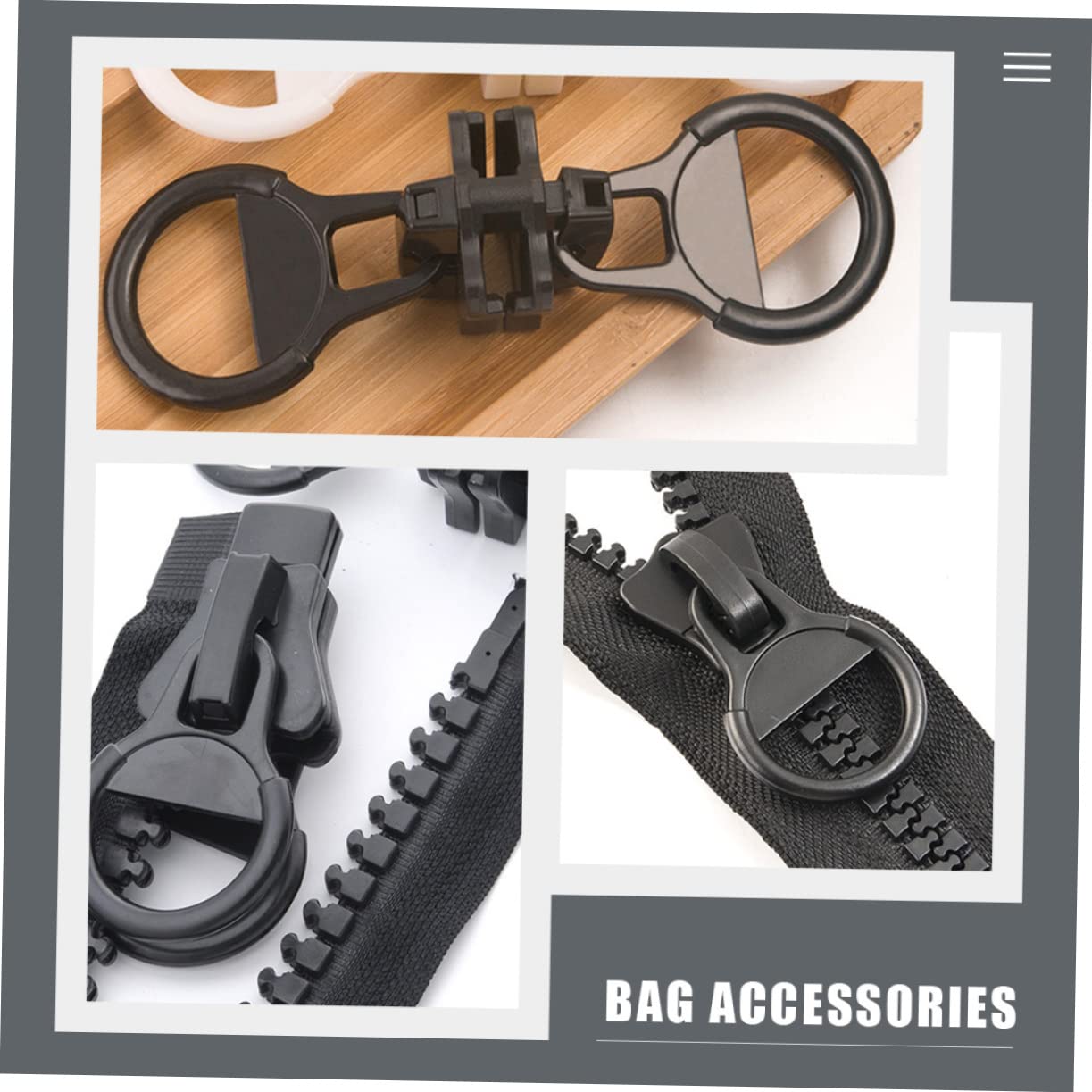 SHINEOFI 10piezas Cabezas De Reemplazables Tiradores De Prácticos y Resistentes Para Ropa y Accesorios De Instalación