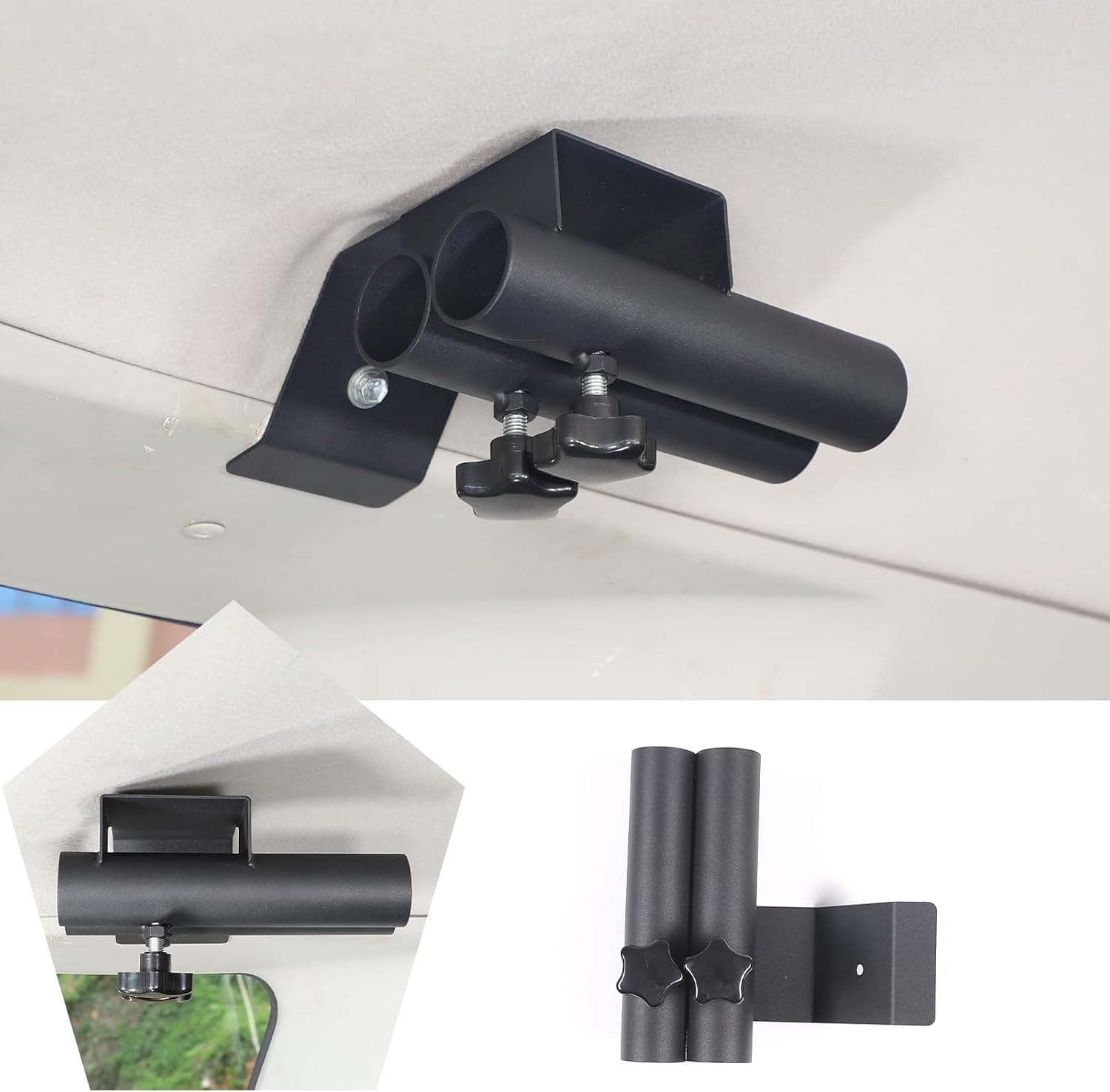 Roof Fishing Rod Mounting Bracket Table Board Compatible with TOYOT @FJ Cruiser 2007-2021 Car Trunk Roof Fishing Rod Mounting Bracket Accessories
