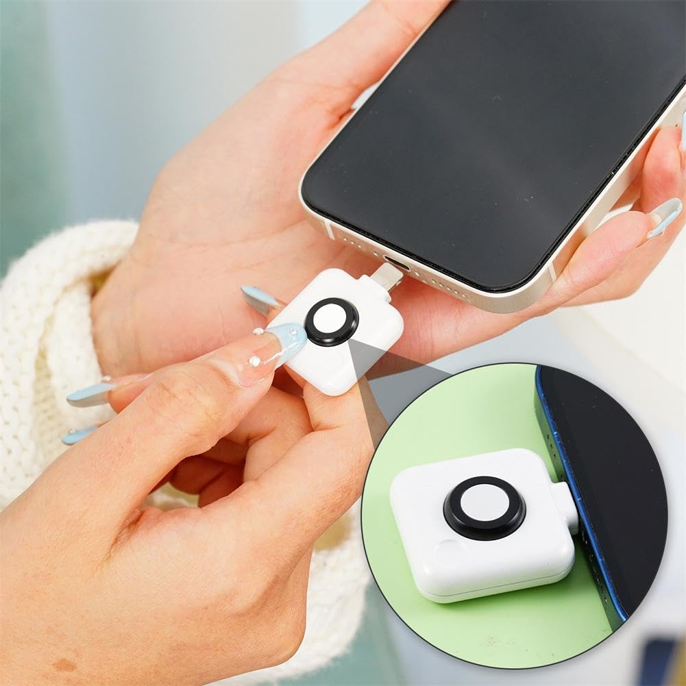 UVlook UV-Kamera für Sonnenschutz-Test, tragbar, für Smartphone, Visualisierungstyp für IOS/TypeC, Perlweiß