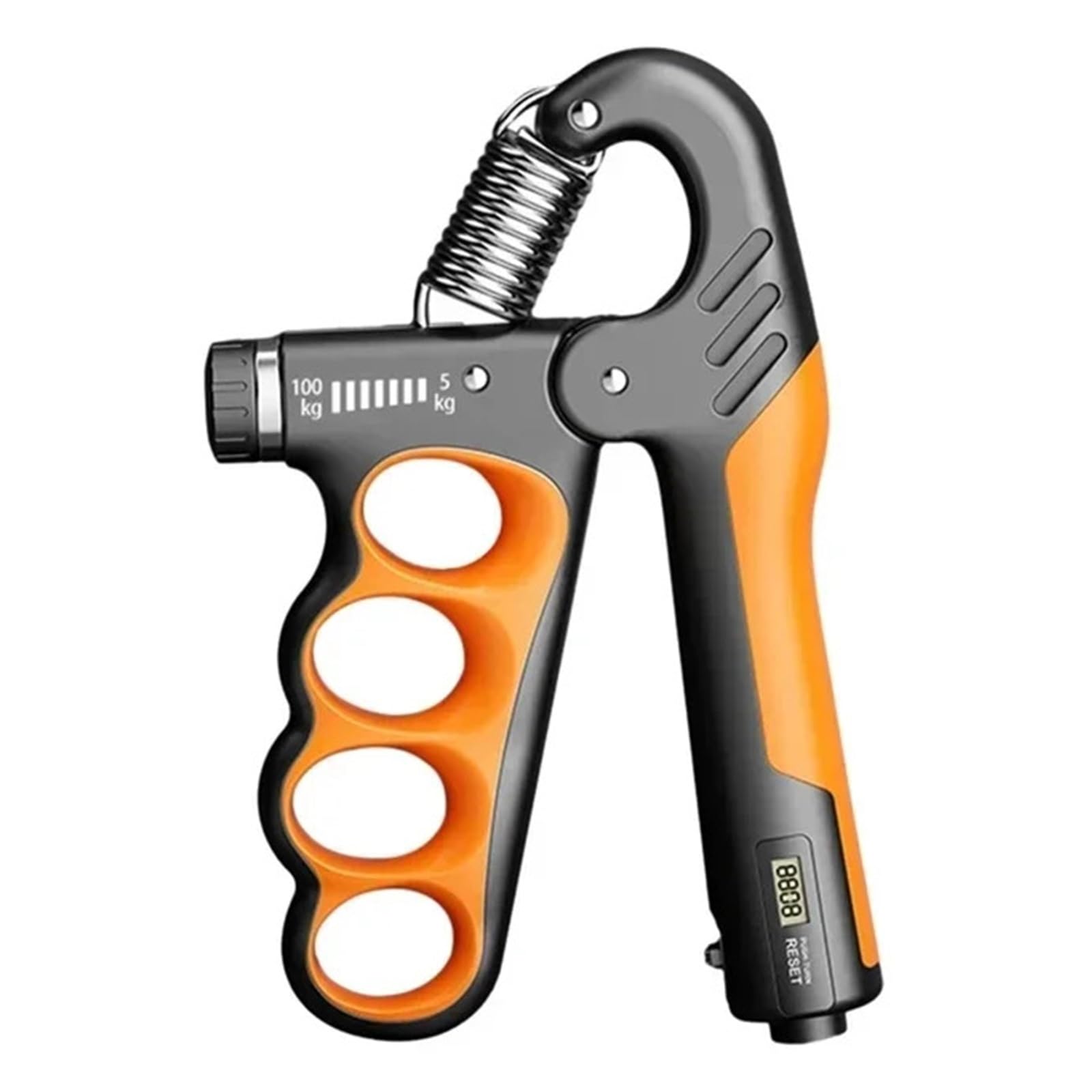 FLYIODFCXV Wrist trainer, 5-120kg Hand Strengthener Adjustable Muscle Recovery Fitness Strength Exercise Handgrip(Elec 5-100Kg-A2)