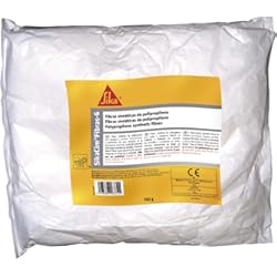 Paneles De Fibra De Vidrio SikaCim Fibra 6, Fibra de polipropileno de 6 mm para hormigones y morteros, Reduce la fisuración de revoco de fachada, losas de hormigón y elementos prefabricados, 150g, Blanco