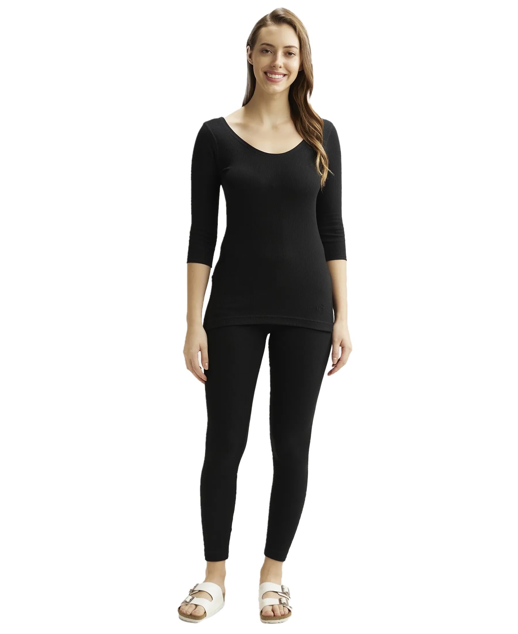 jockey 2549 Women's Super Combed Cotton Rich Three Quarter Sleeve Thermal Set with StayWarm Technology-picture-43