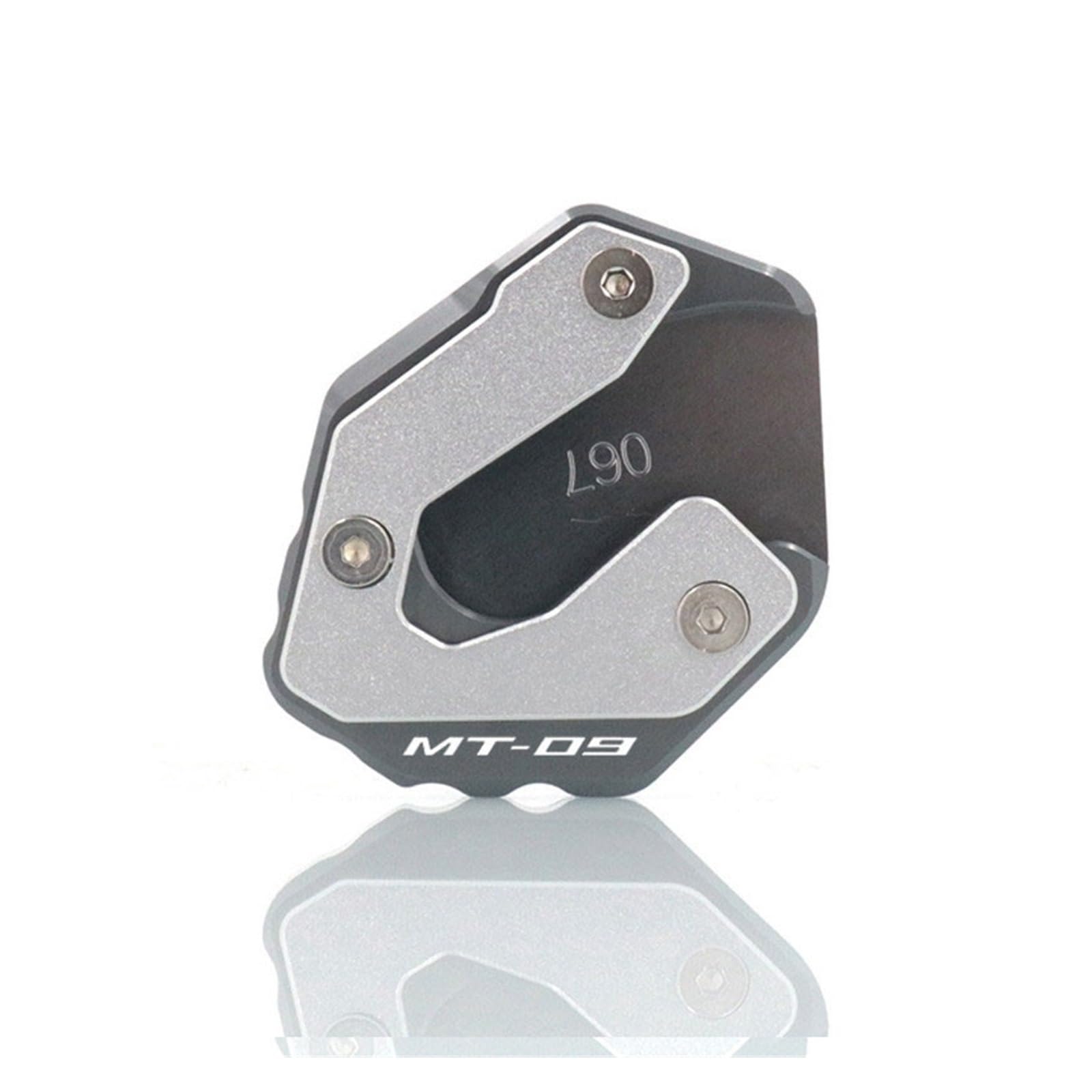 Extension Béquille Moto pour MT-09 et XSR900 Plaque Support Pied Latéral de Moto 2014-2020