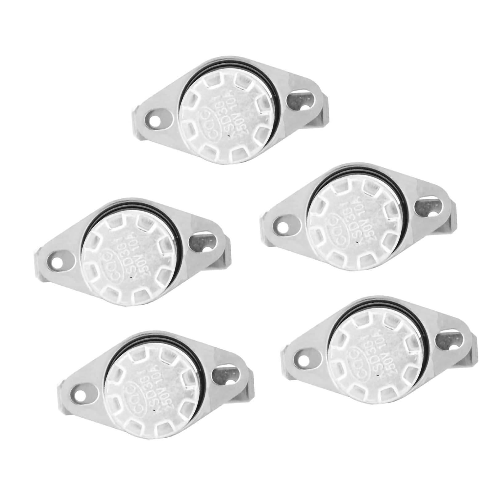 5 Pz Ksd301 Interruttore Di Controllo Termico Della Temperatura Del Termostato 250V10A No Interruttore Termico Del Termostato Di Controllo Della Temperatura Dell'Interruttore