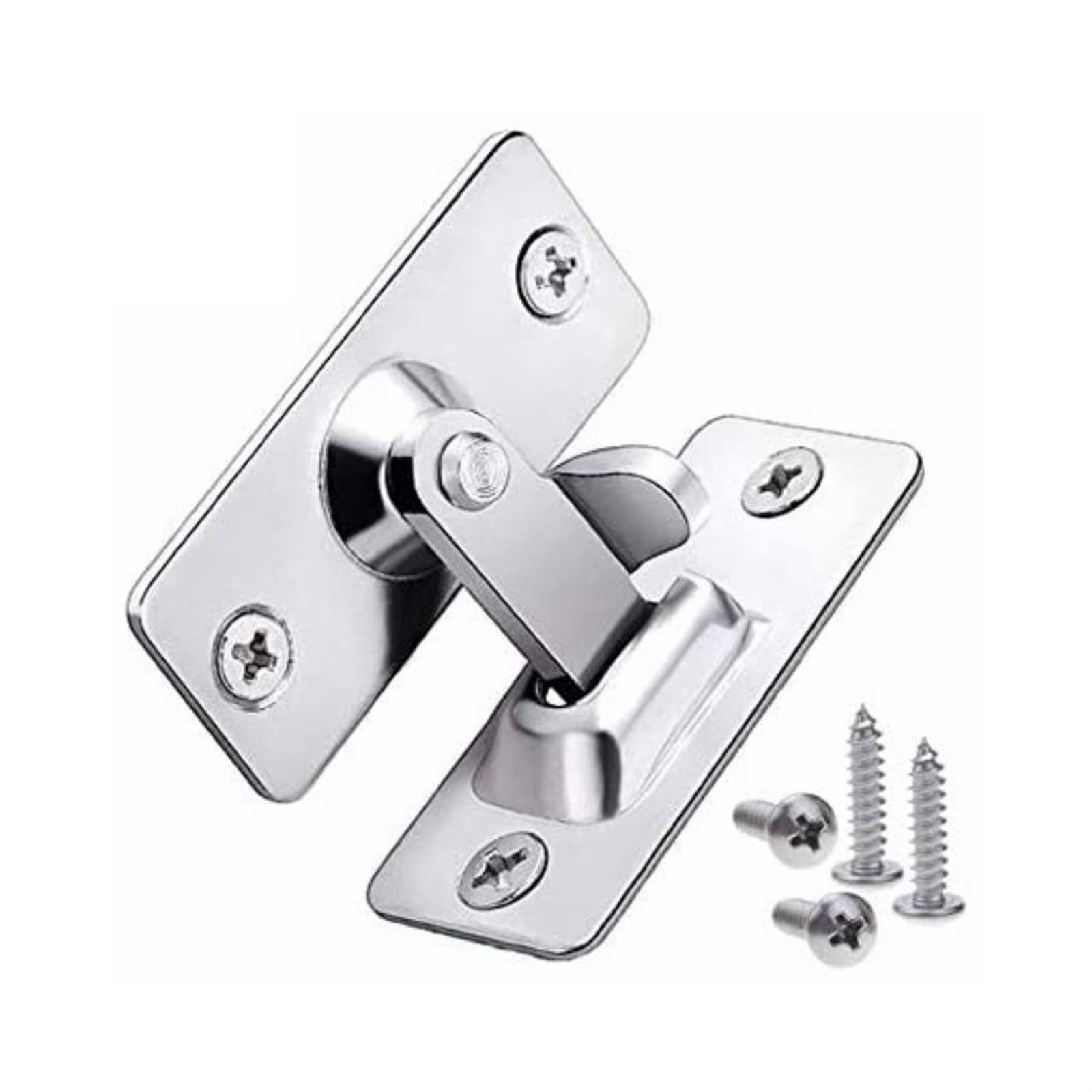 SFJSFIMQ Latch Lock Door Guard Latch Bolt Stainless Steel Toggle Latch Sliding Barn Door Lock Right Angle Door Latch Home Door Hardware