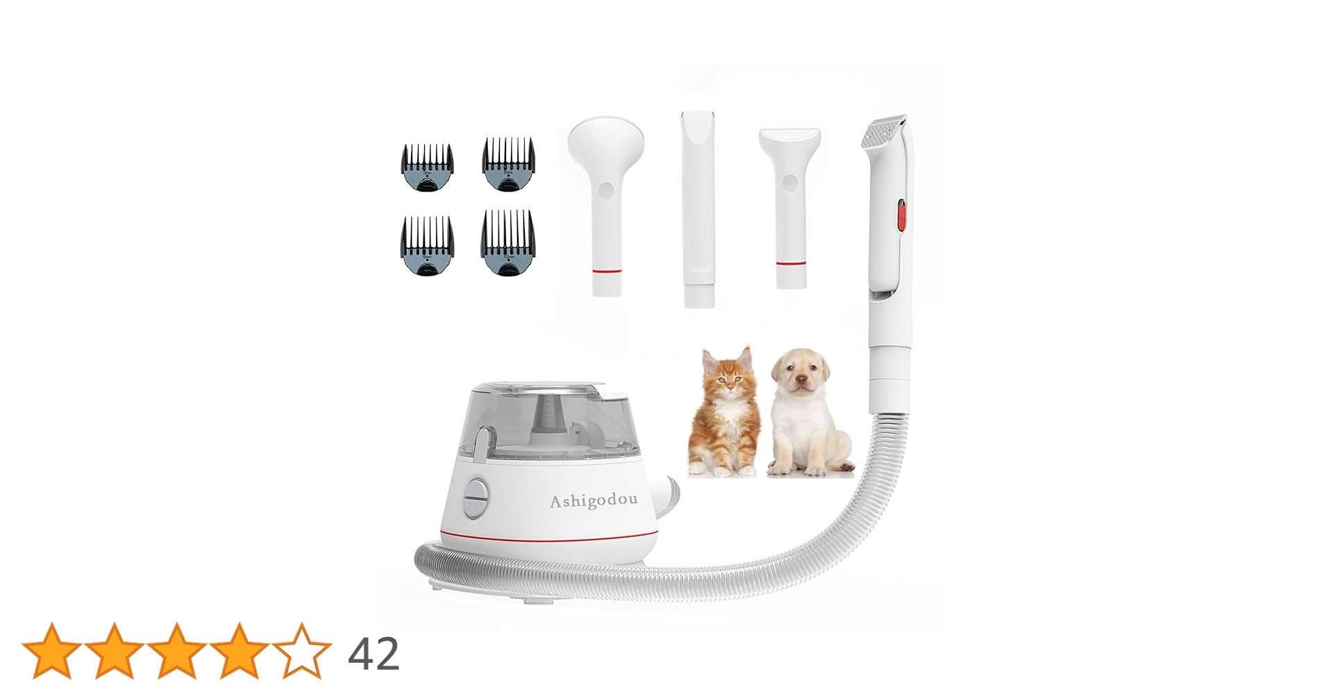 ARROBO ペット用グルーミングクリーナー 楽天市場】【楽天1位】ペット バリカン 掃除機 吸引 4点セット