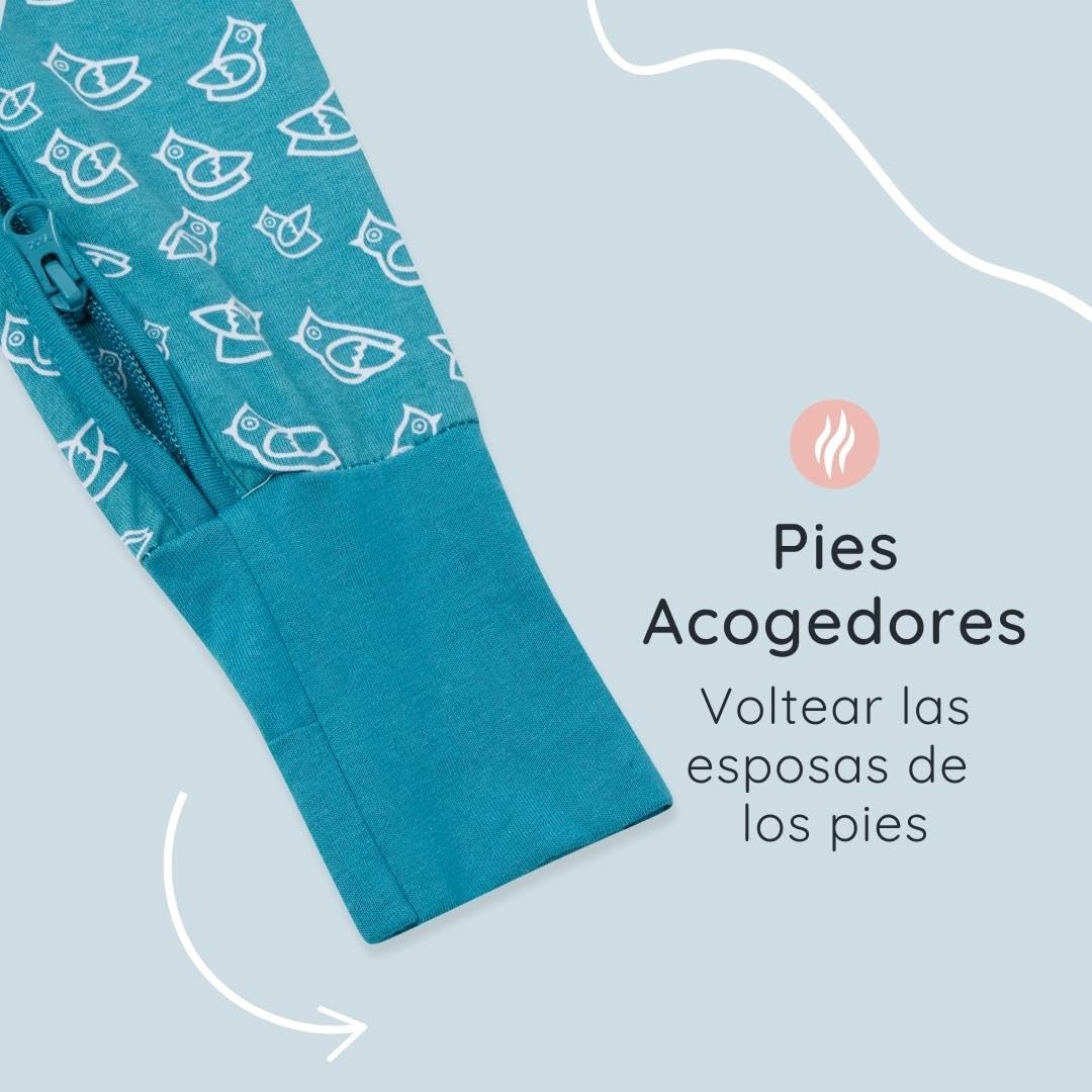 Bramble & Bear Pijama Bebé Niño y Niña (Packs de 2) - Algodón Orgánico. Pijamas Enteros para Bebés Supersuaves — view 4