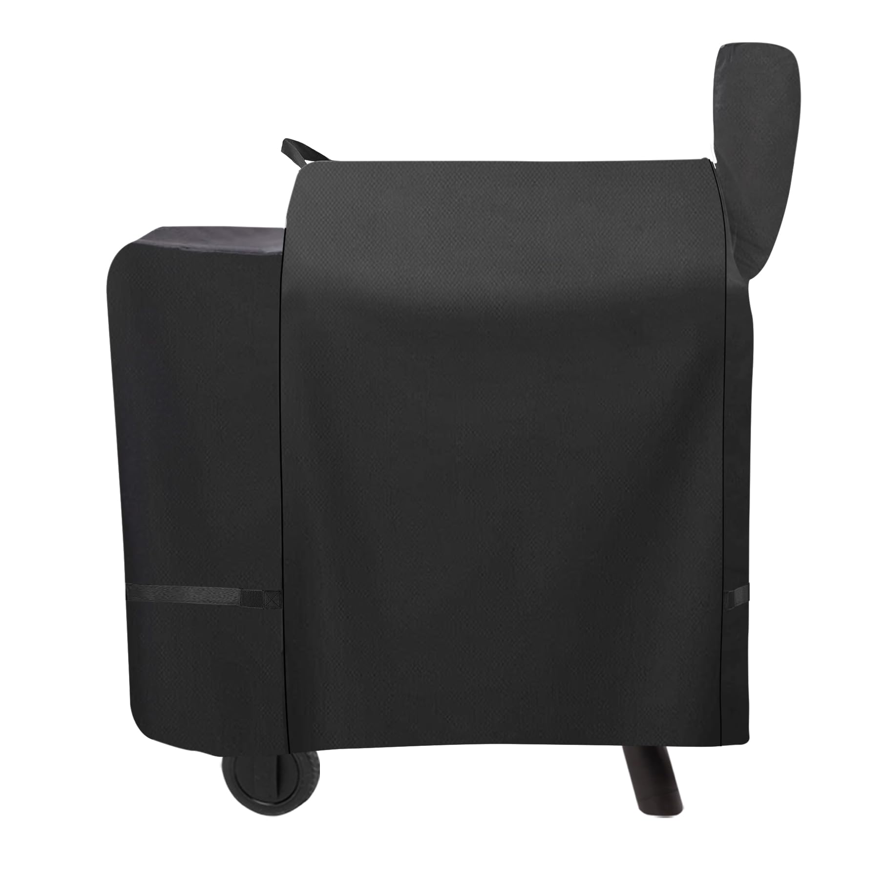 Outdoor 600D Heavy Duty Waterproof Pellet Grill Cover for Traeger Pro 22 Pro 575 Series Wood Pellet Smoker Grill,Texas and More,Full Length All Weather Protection Grill Cover for Z Grill 550B,Black